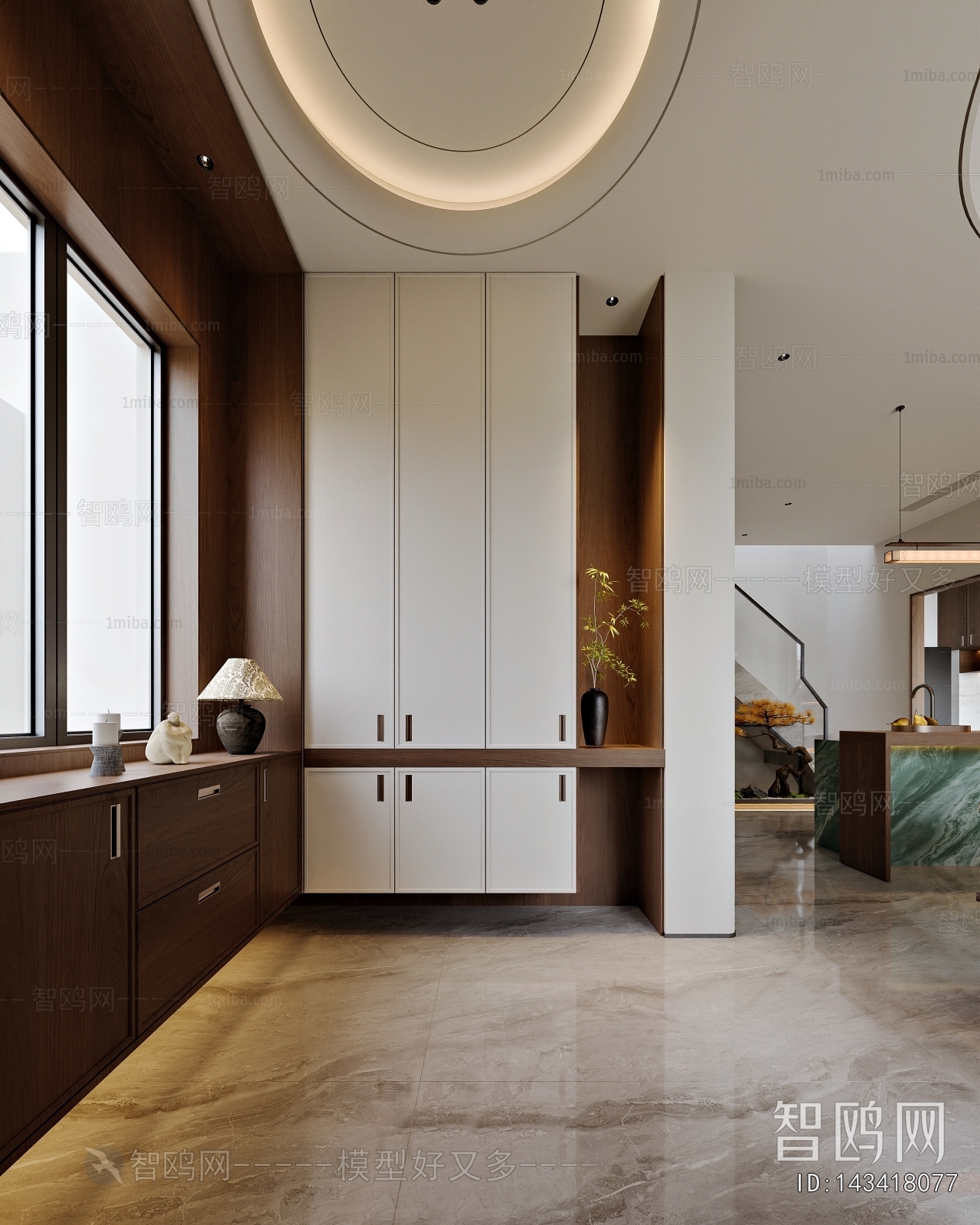 New Chinese Style Hallway