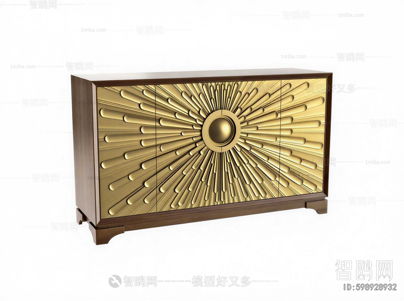 Simple European Style Decorative Cabinet