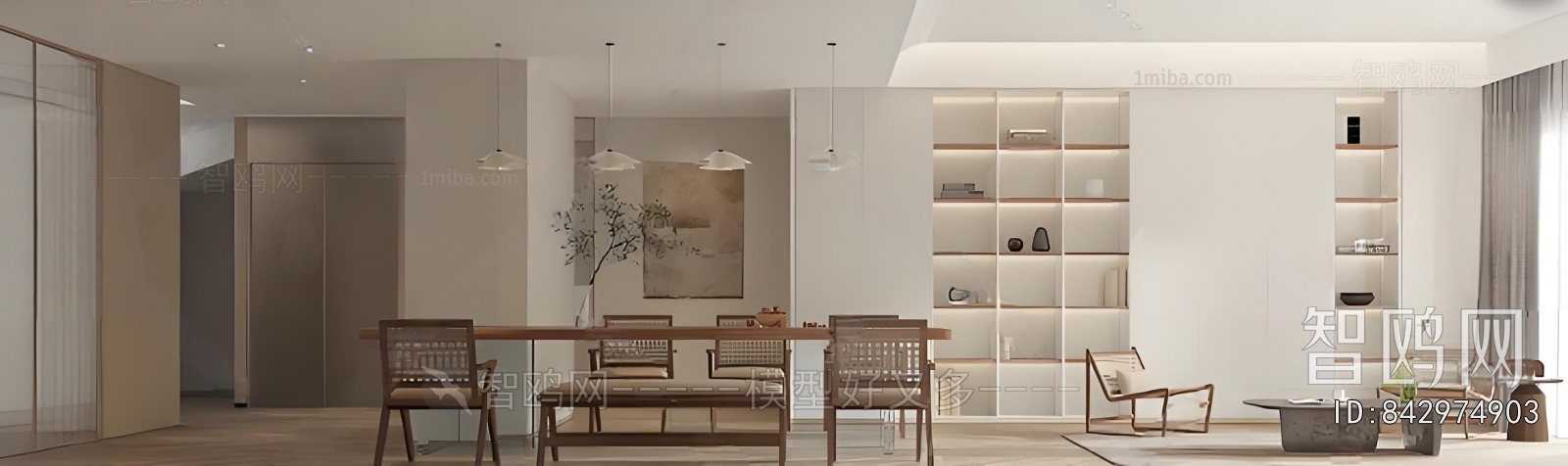 Wabi-sabi Style Dining Room