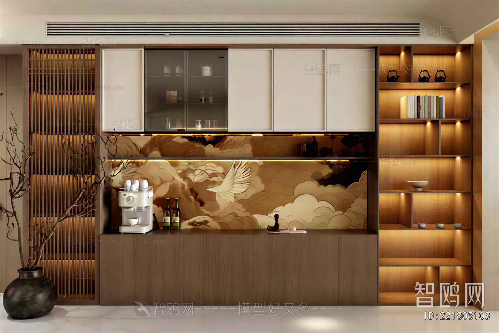 New Chinese Style Sideboard