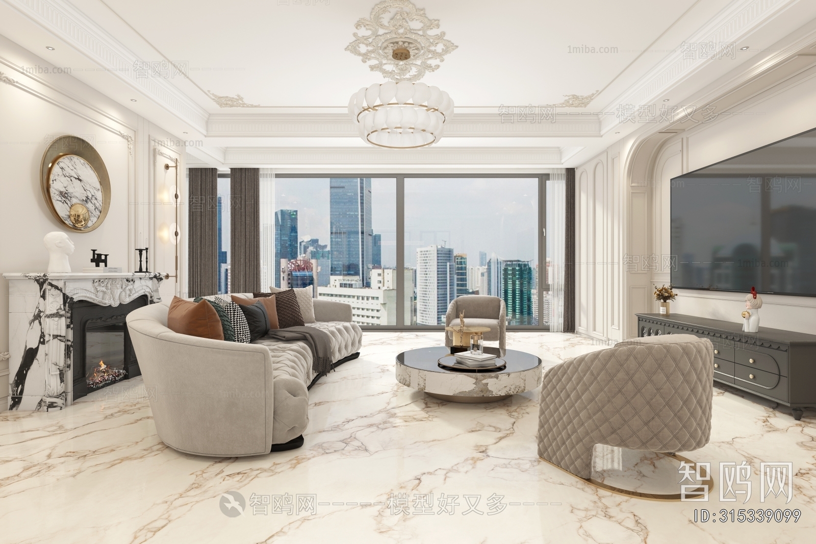 French Style A Living Room