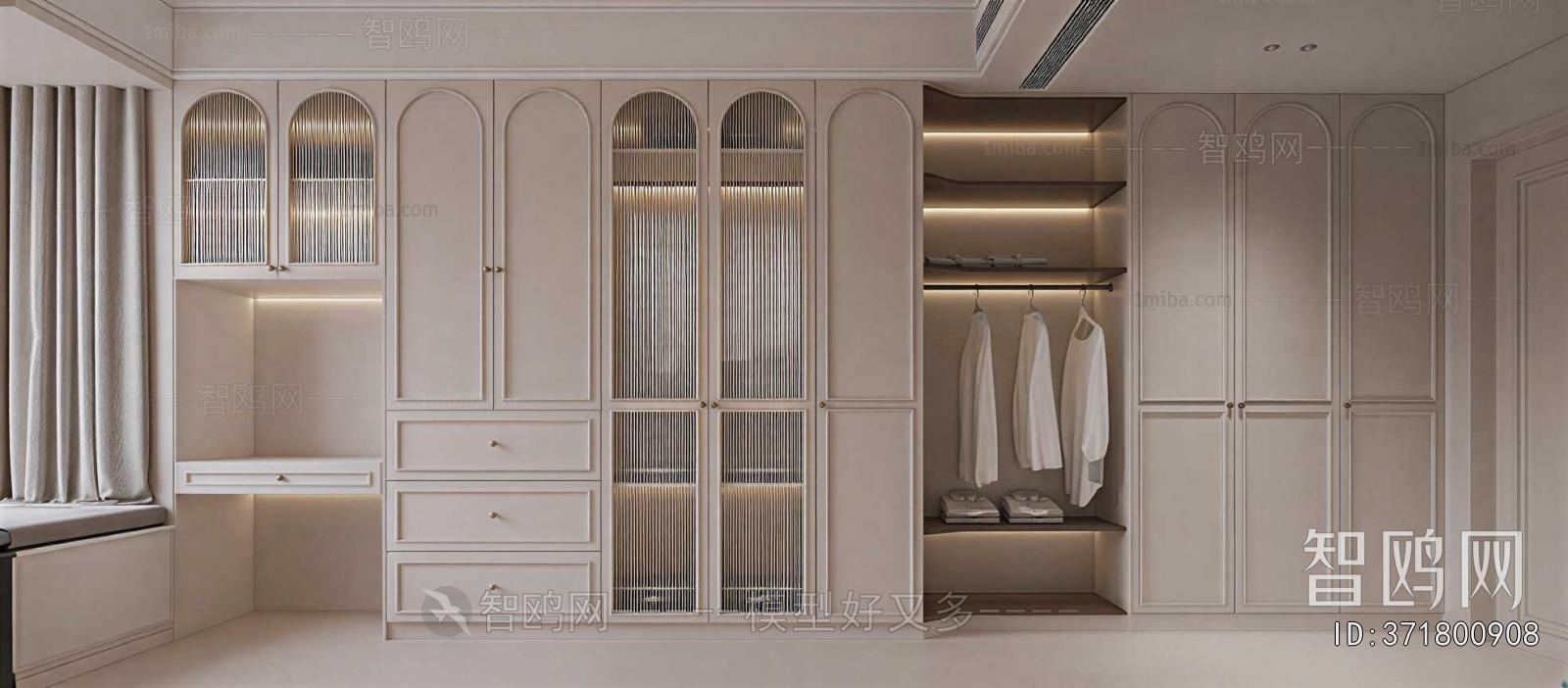 Modern Clothes Storage Area