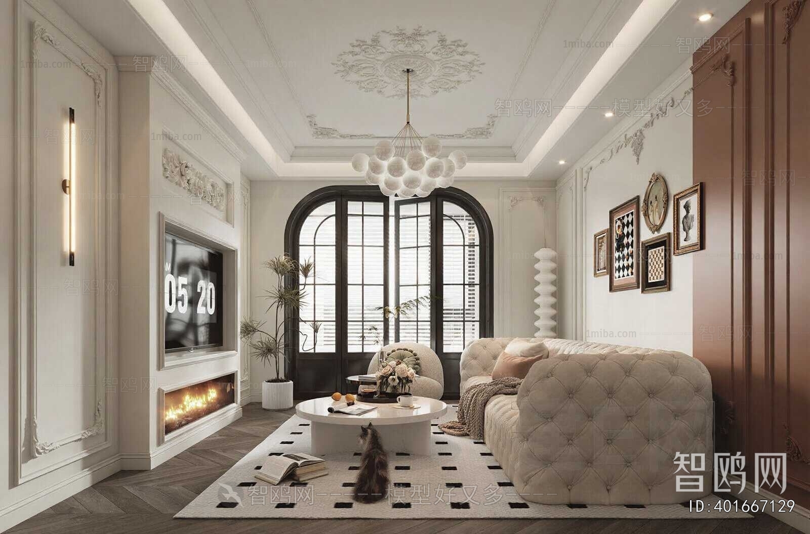 French Style A Living Room