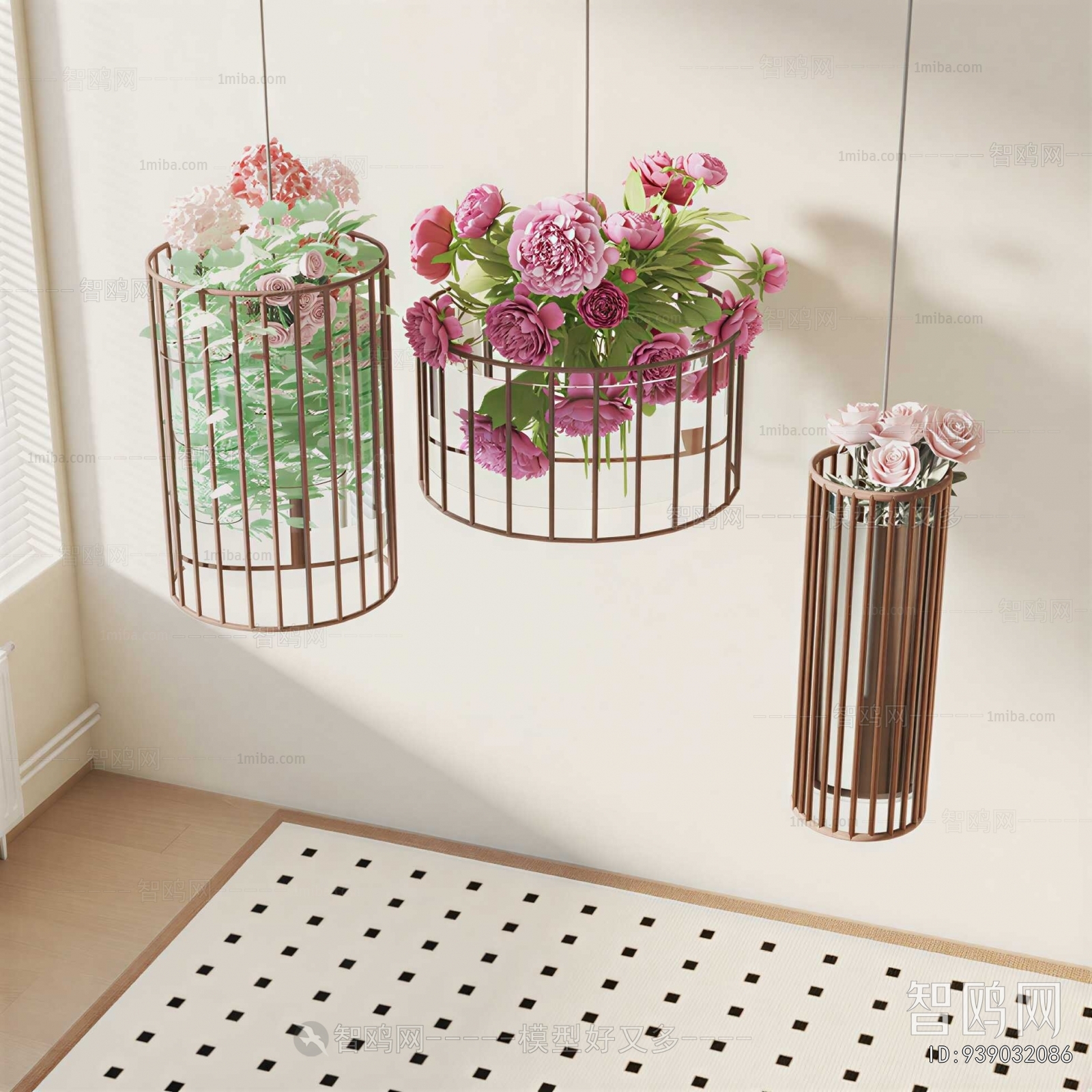 Modern Flowers And Grass