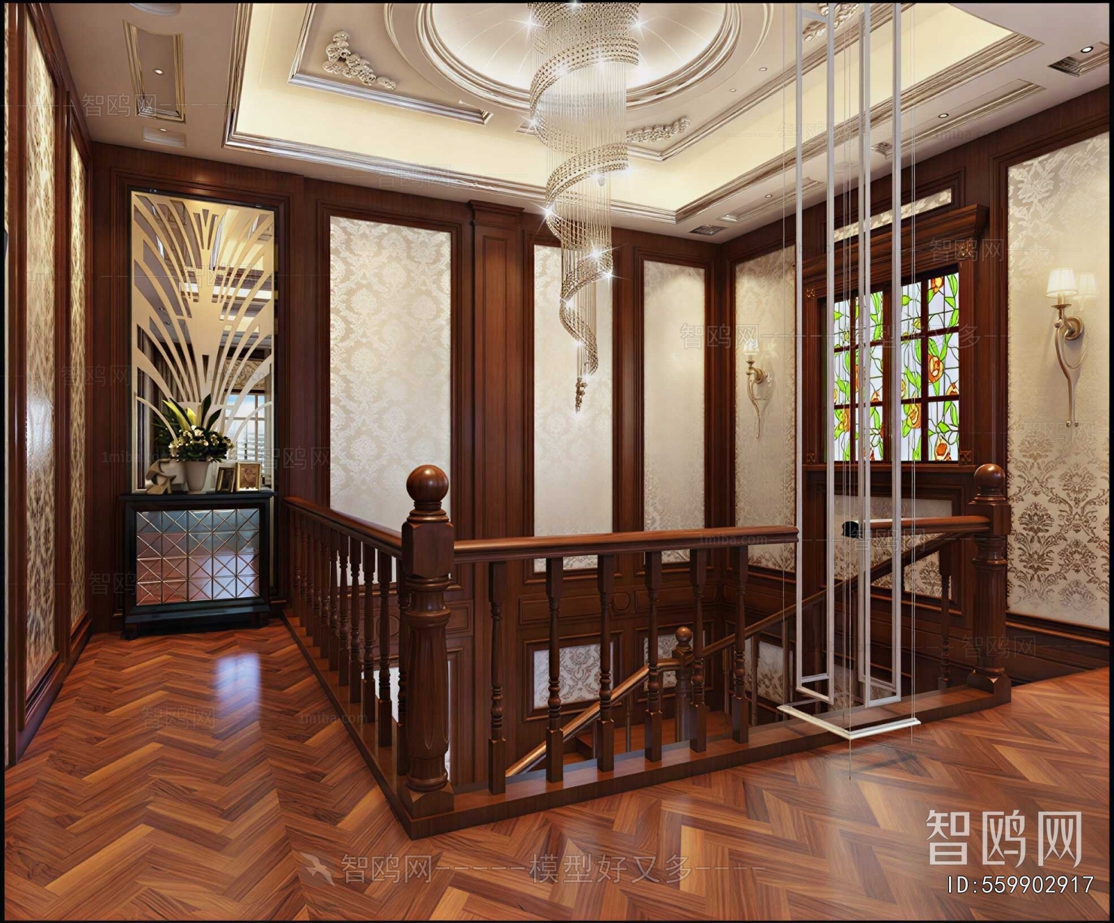 American Style Stairwell