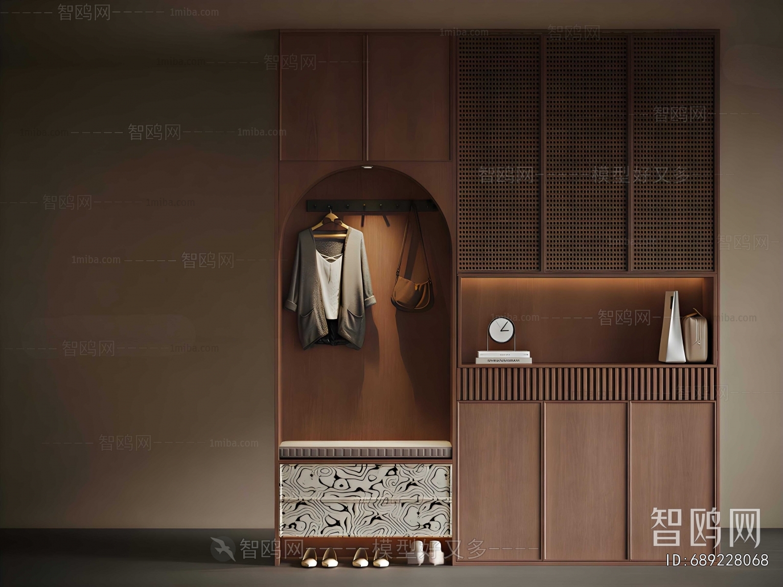 French Style Shoe Cabinet