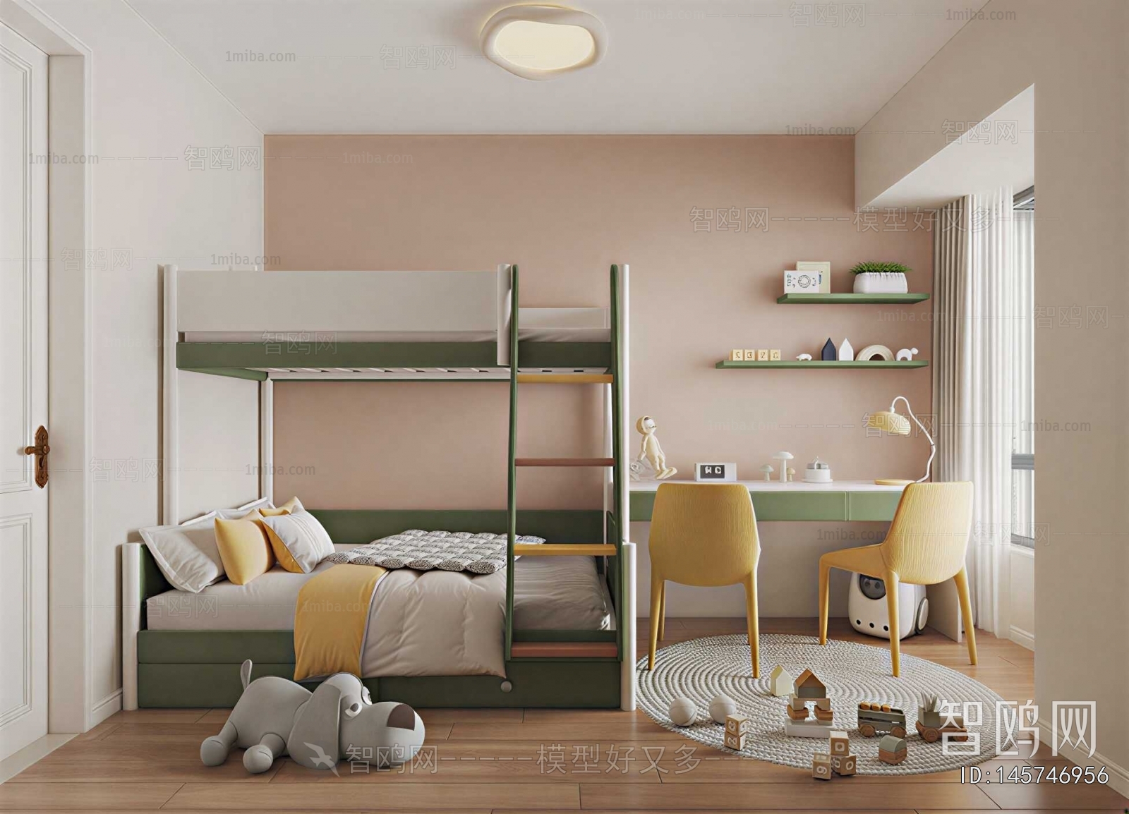 Modern Boy's Room And Son's Room