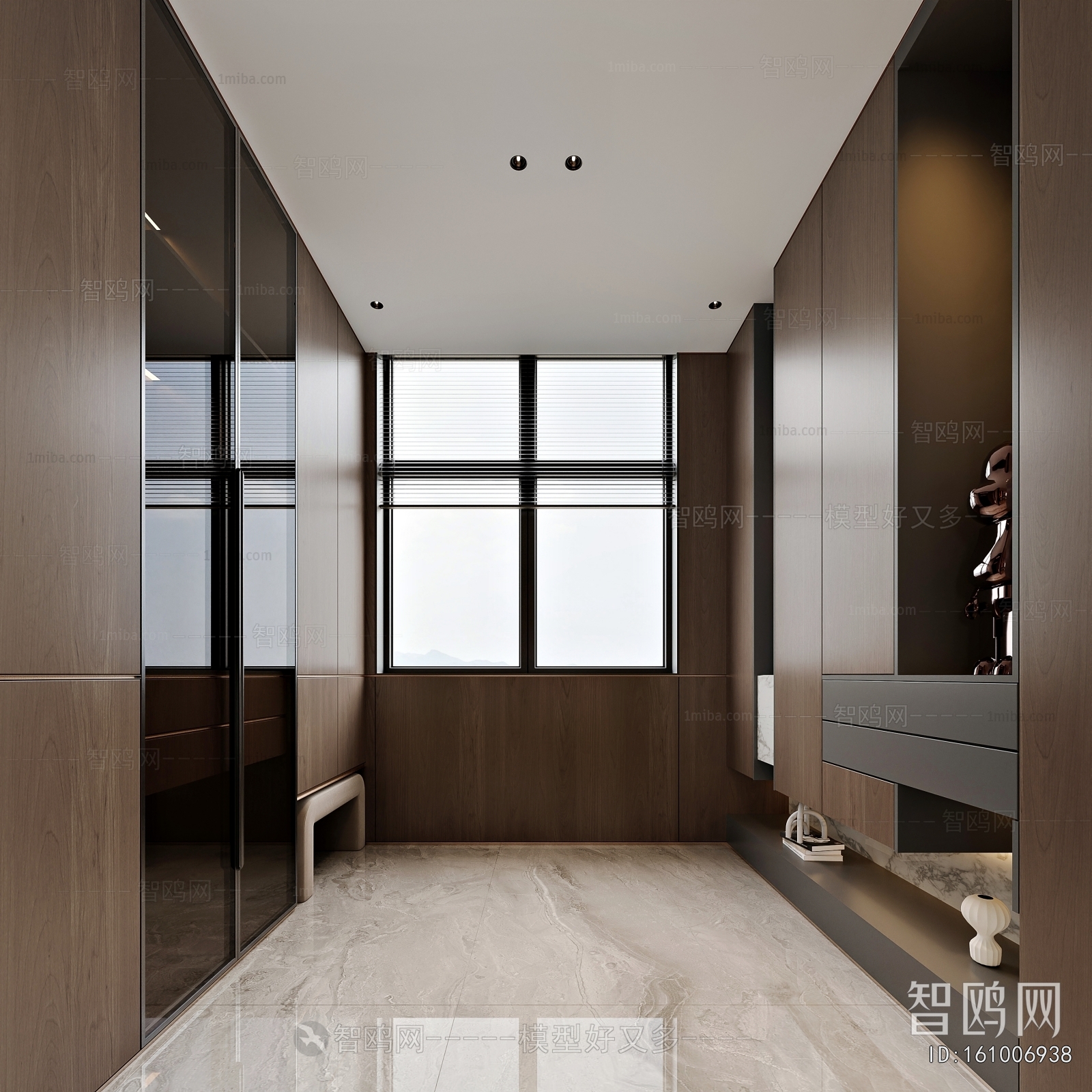 Modern Clothes Storage Area