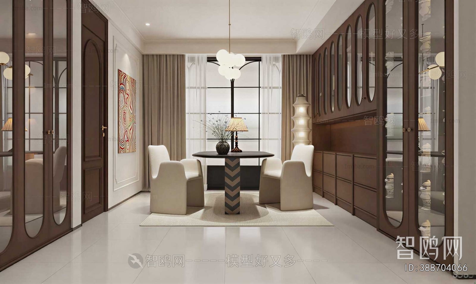 French Style Study Space