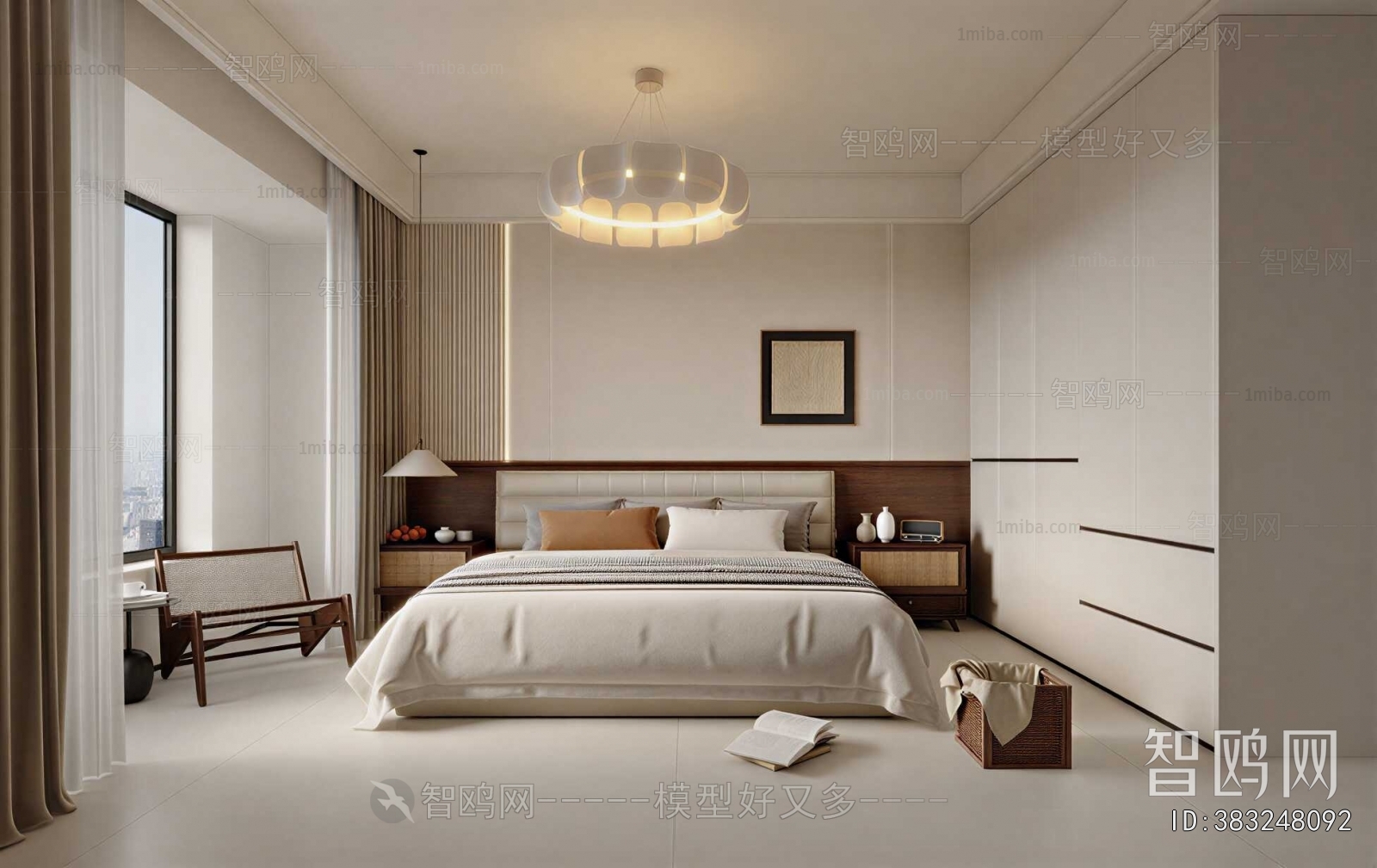 Wabi-sabi Style Bedroom