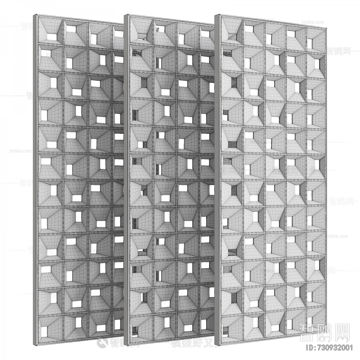 Modern Cement Brick Screen Partition