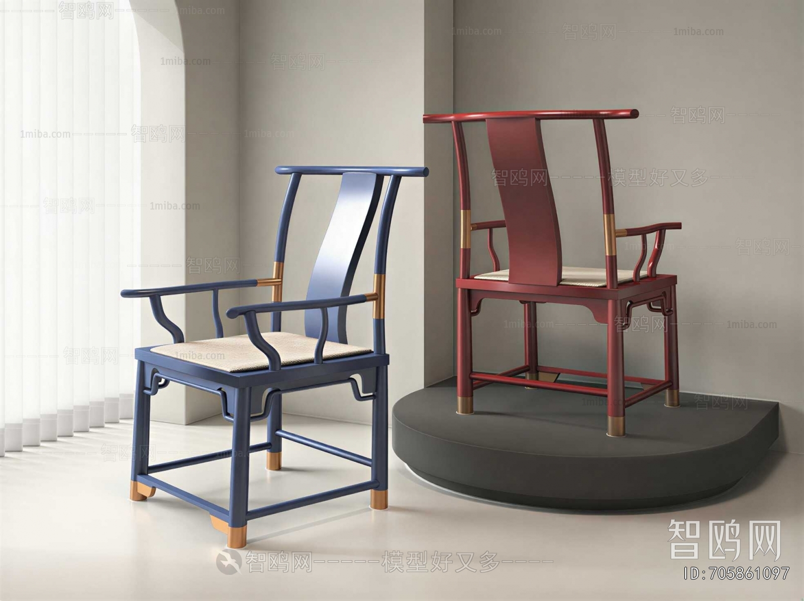 New Chinese Style Lounge Chair