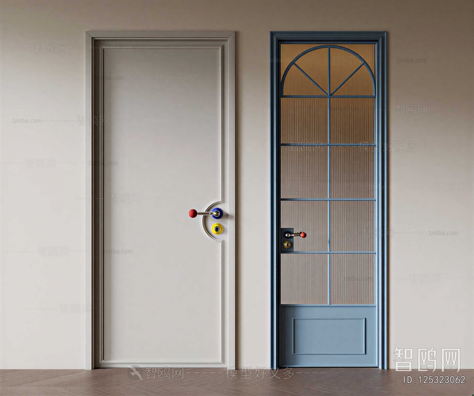 Modern Single Door