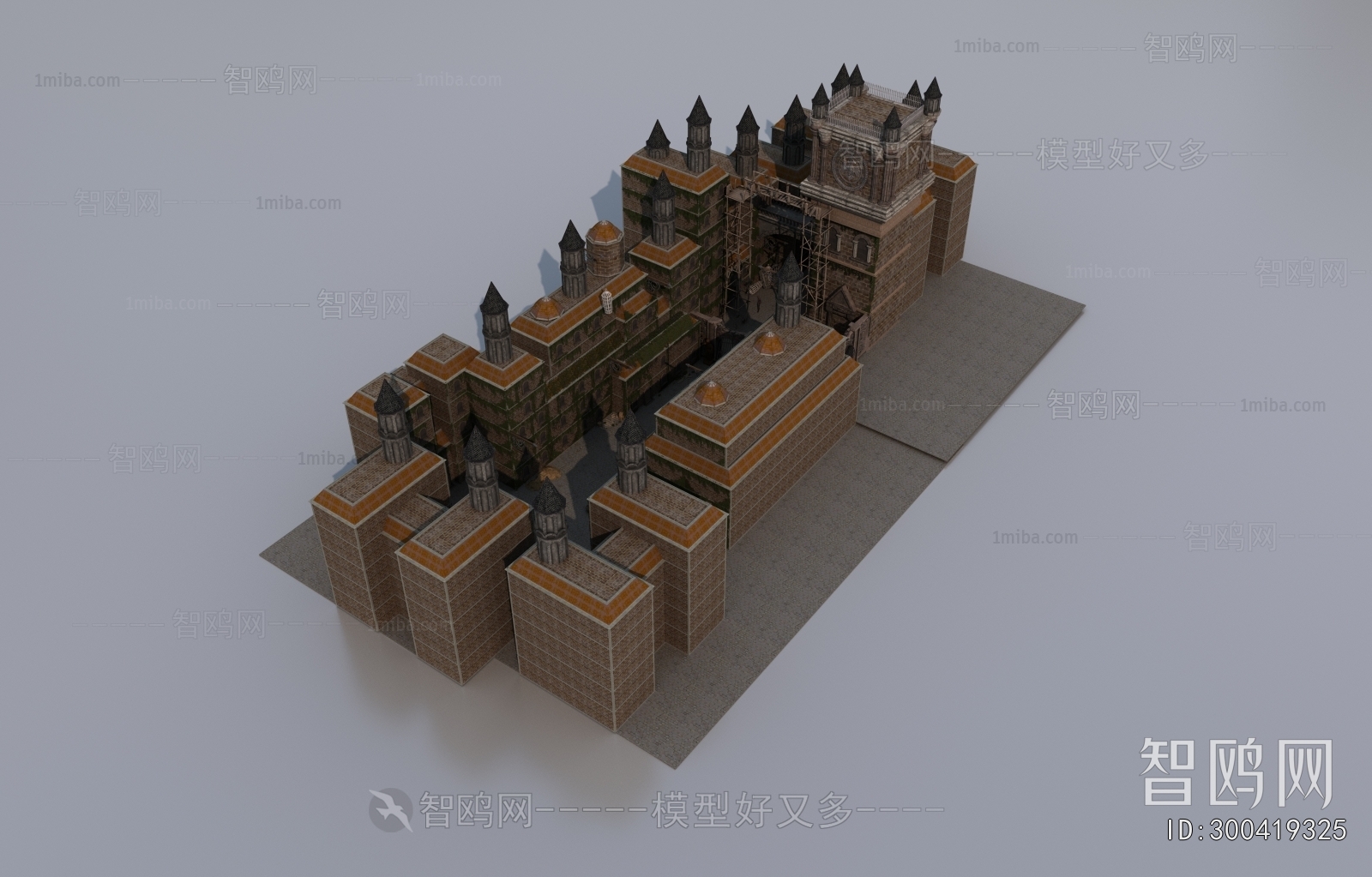 European Style Appearance Of Commercial Building