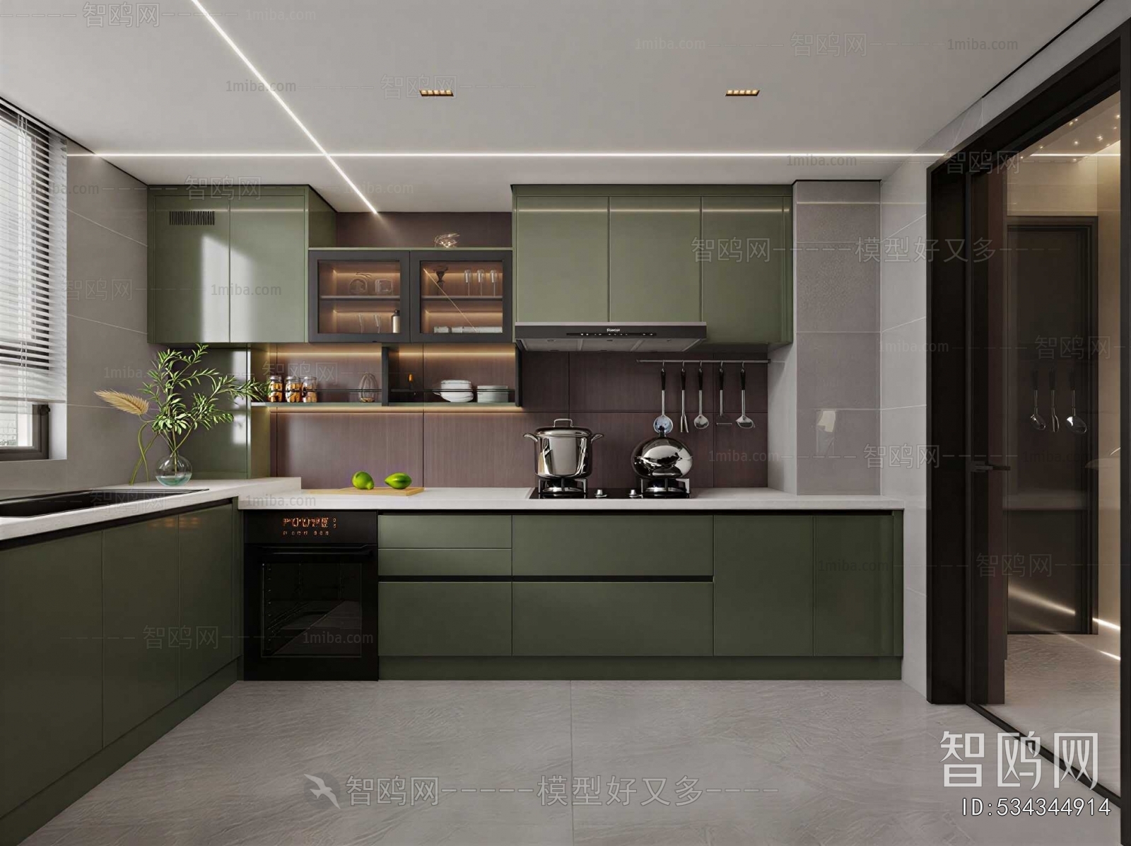 Modern The Kitchen