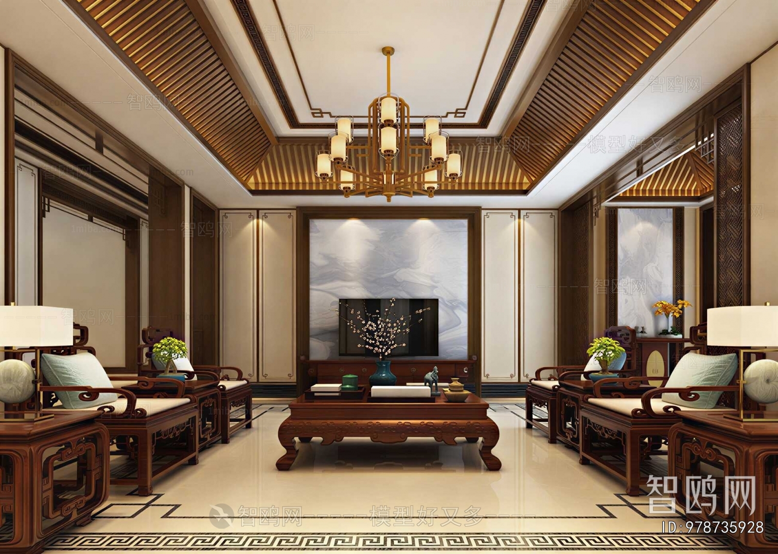 Chinese Style A Living Room