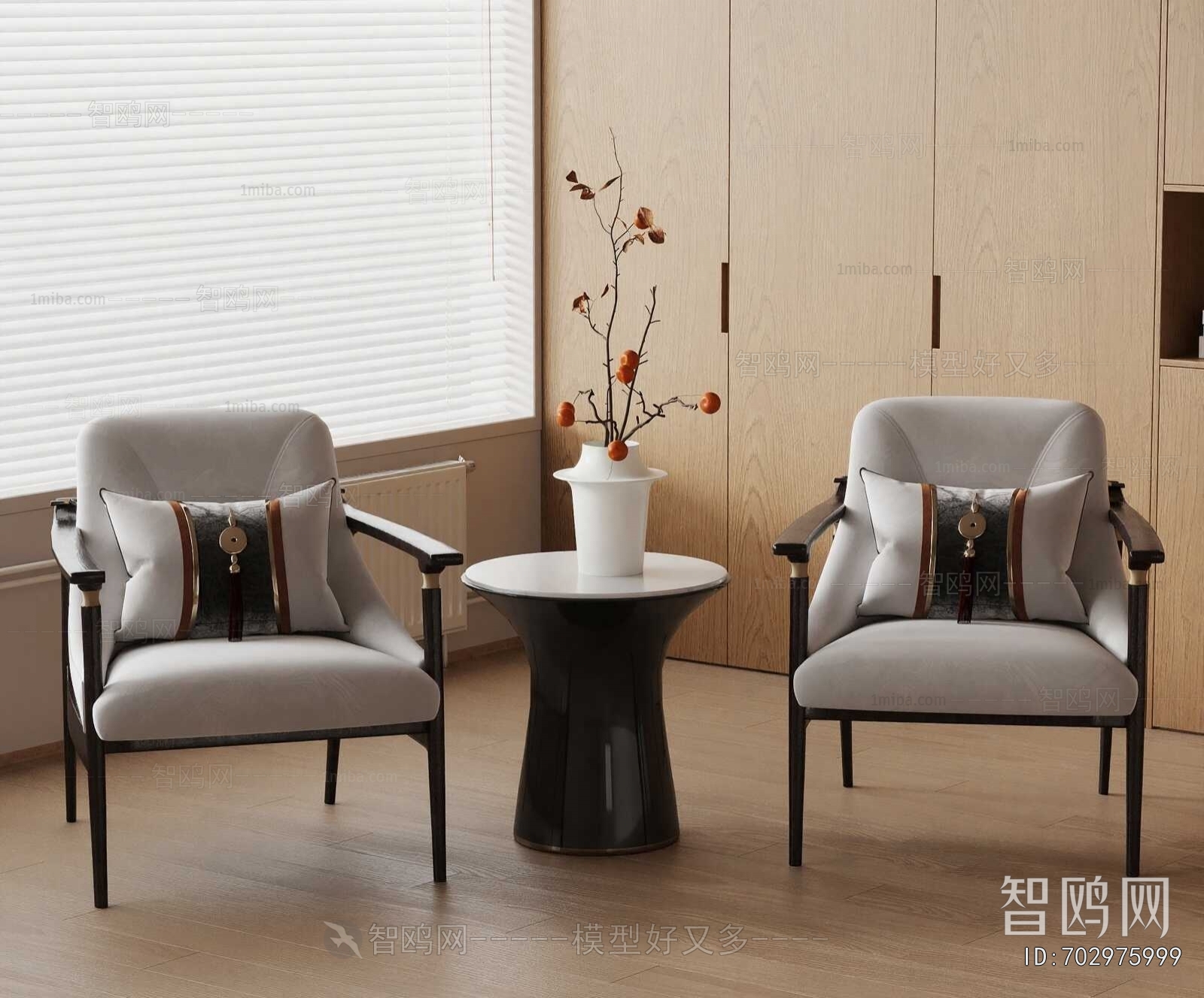 New Chinese Style Lounge Chair