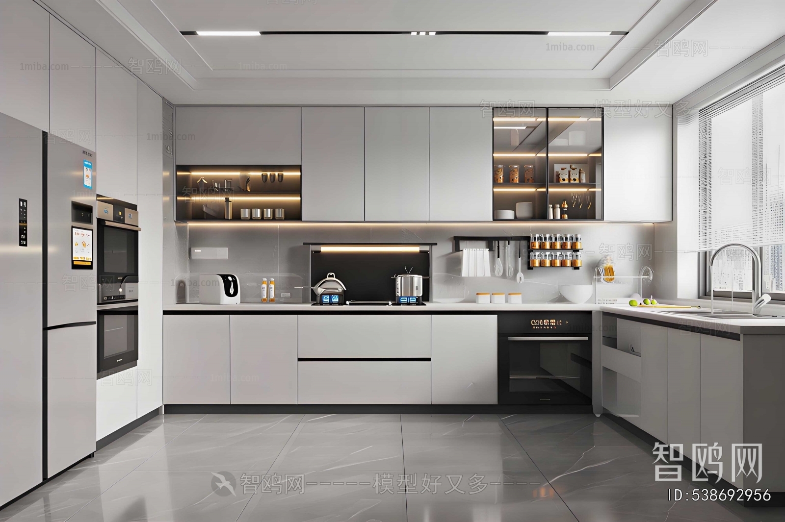 Modern The Kitchen