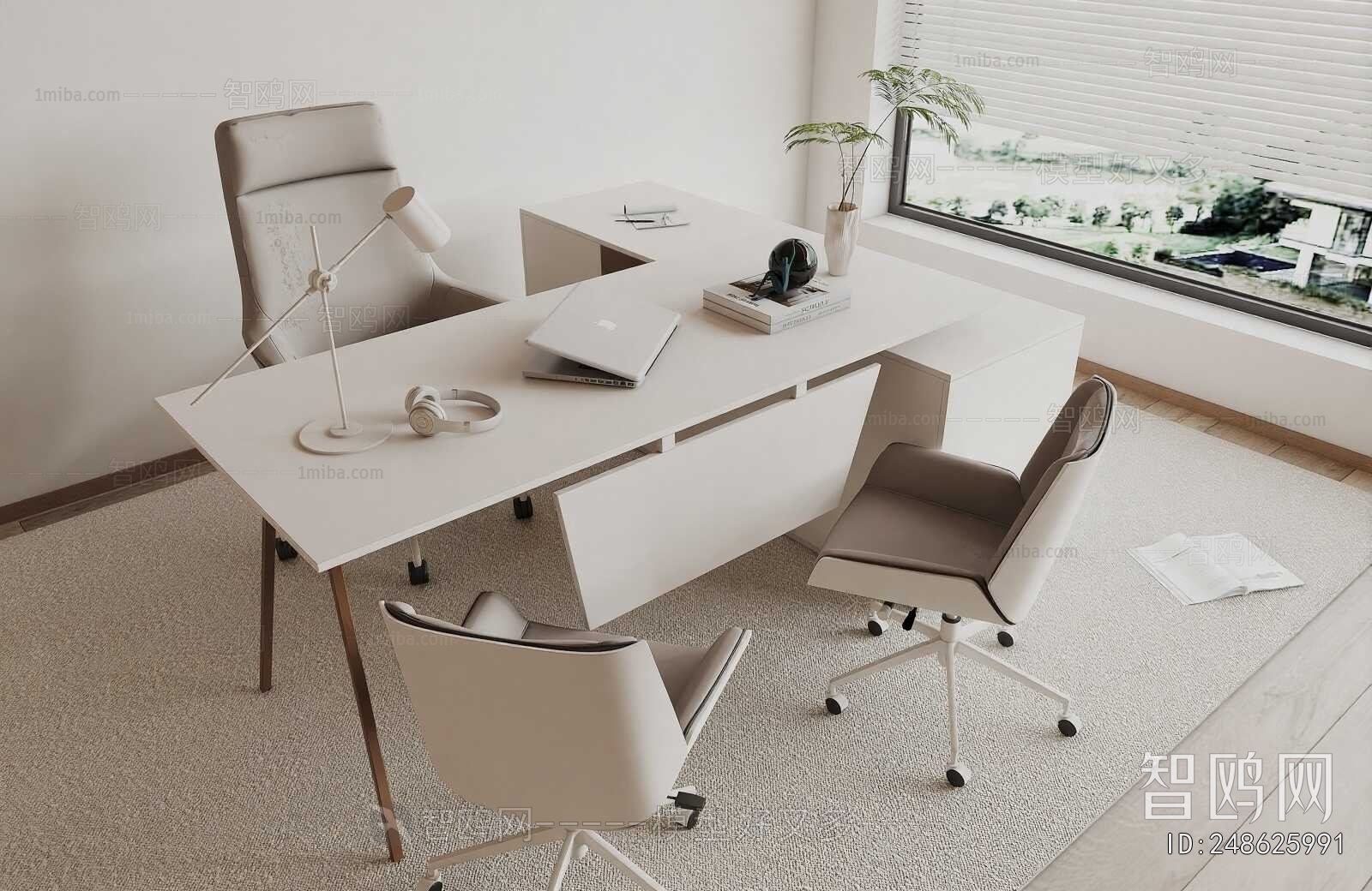 Modern Office Desk And Chair