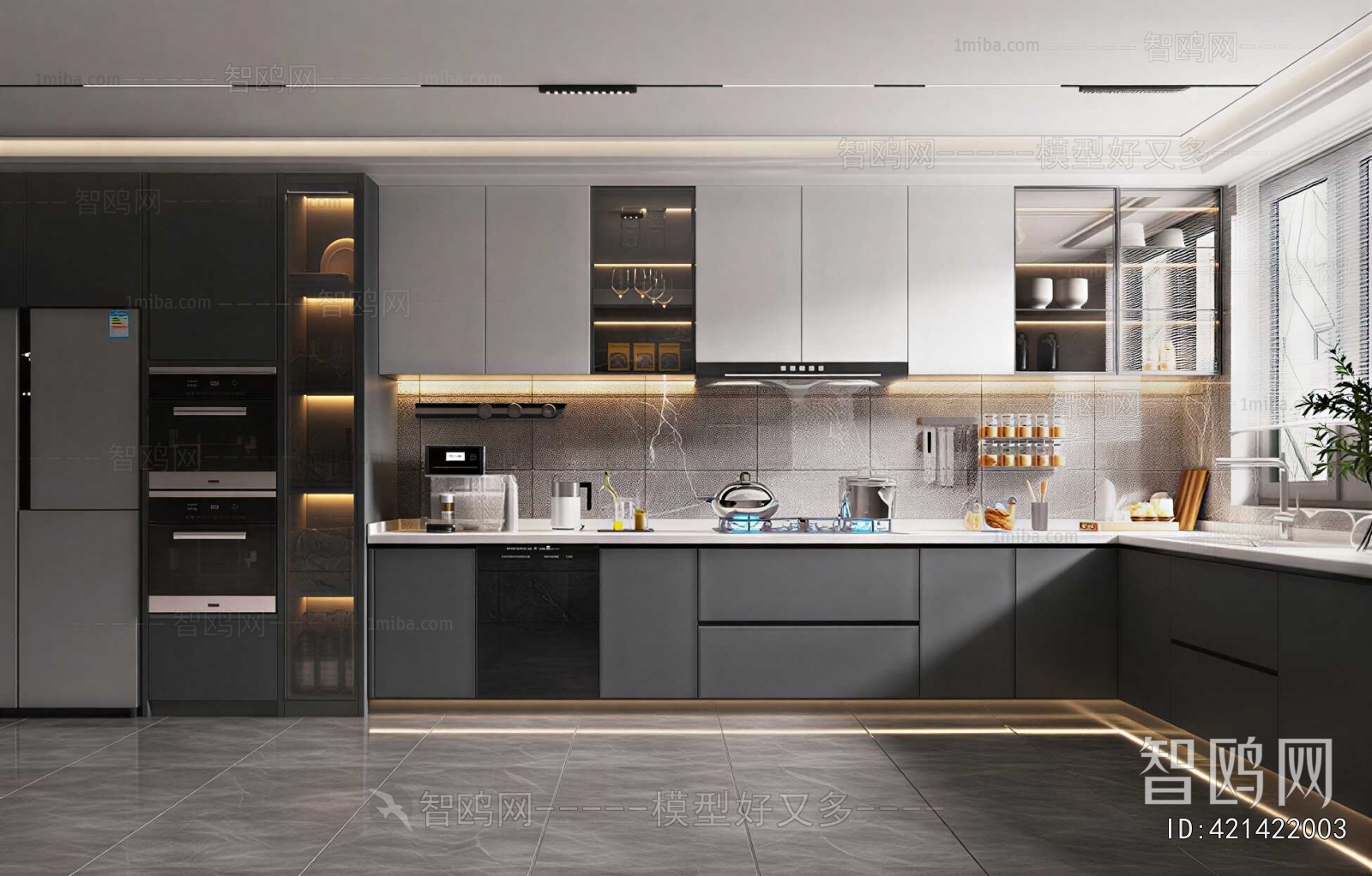 Modern Open Kitchen