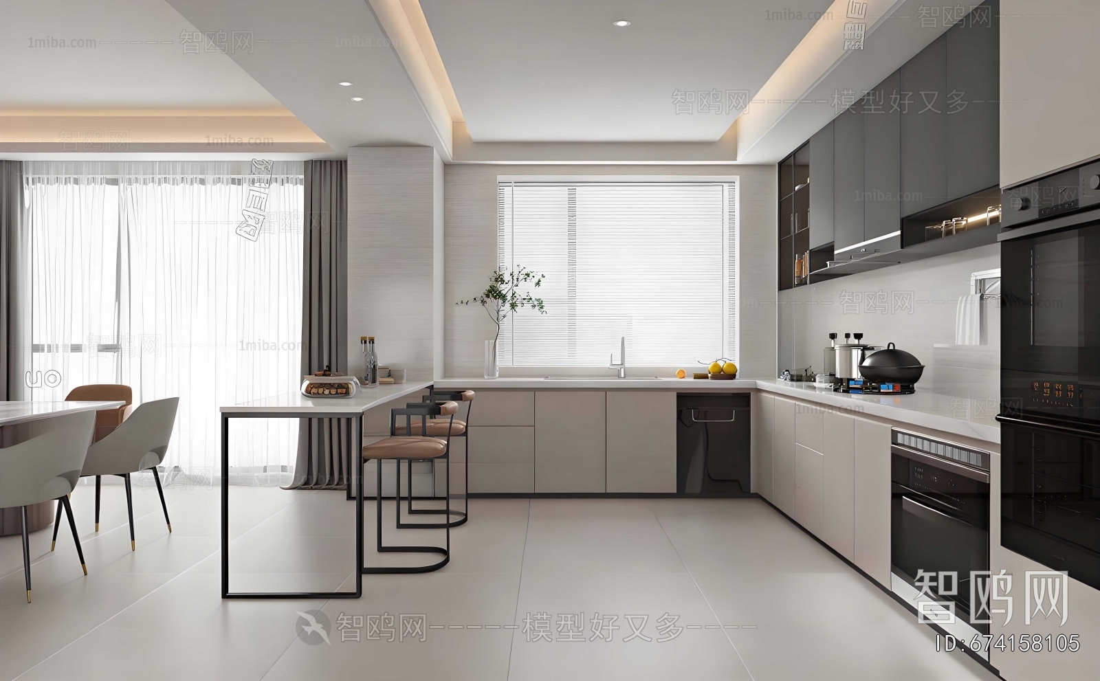 Modern Open Kitchen