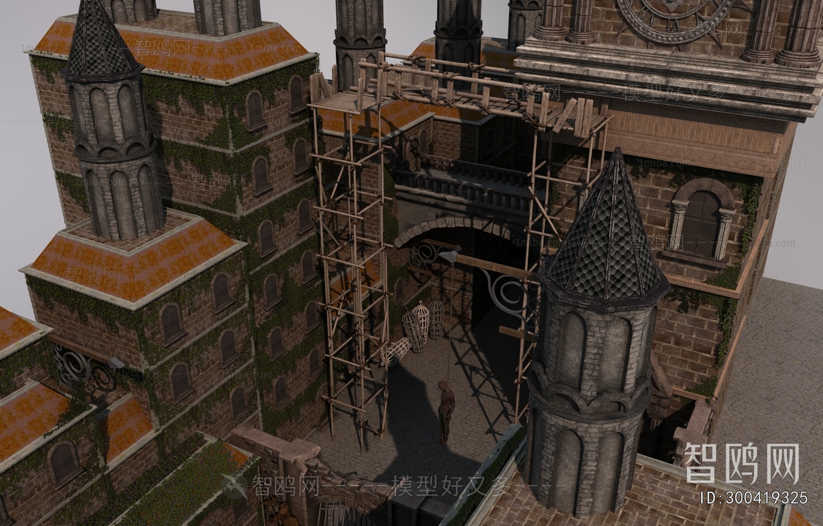 European Style Appearance Of Commercial Building