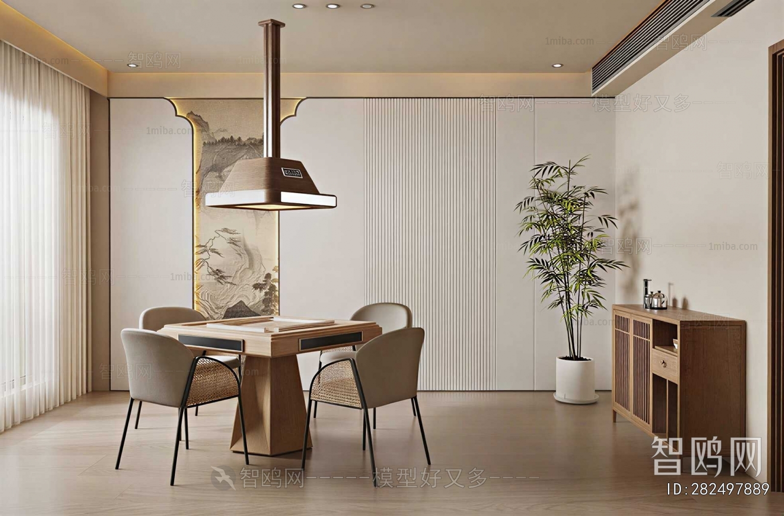 New Chinese Style Chess And Card Room