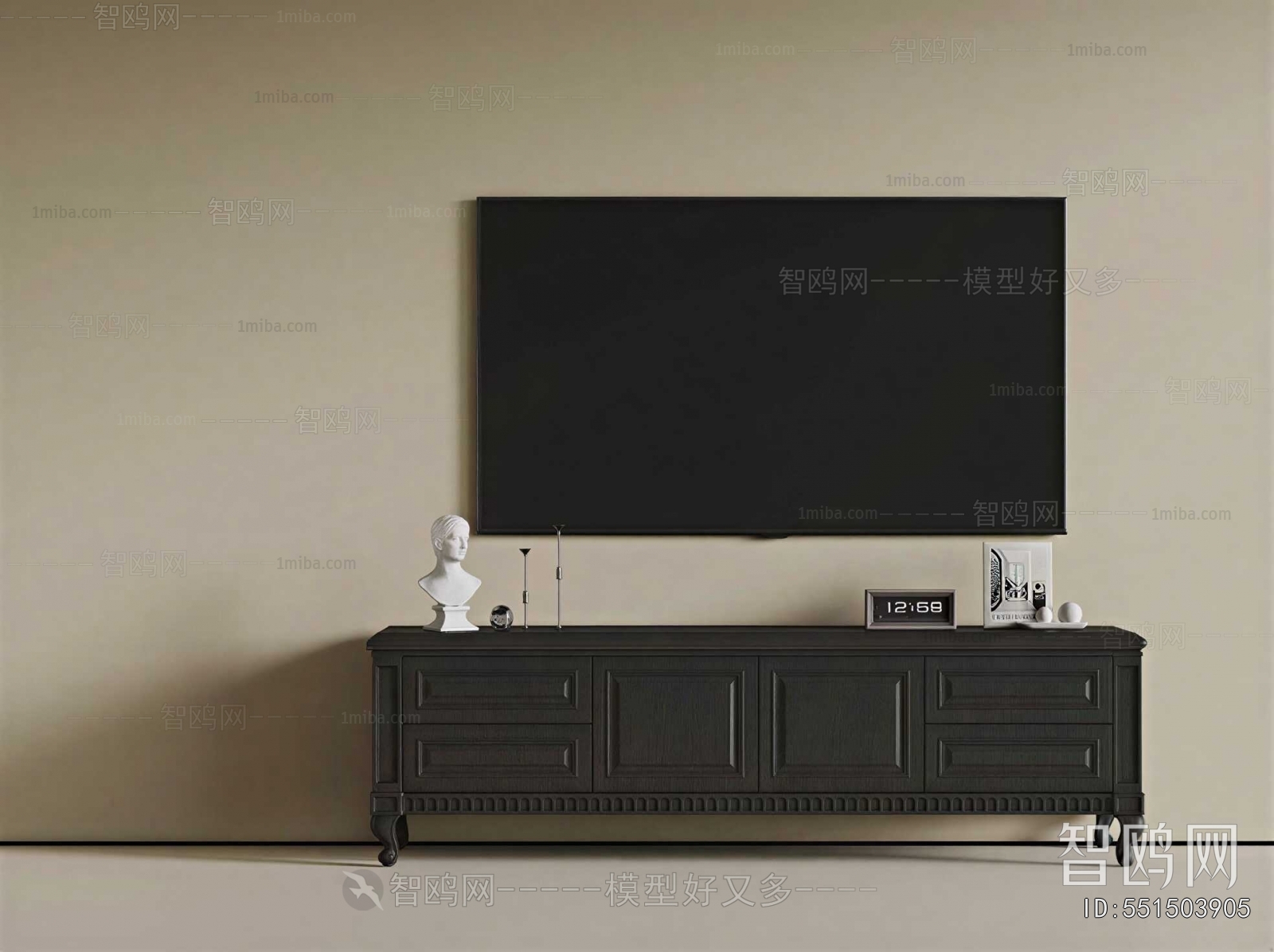 French Style TV Cabinet