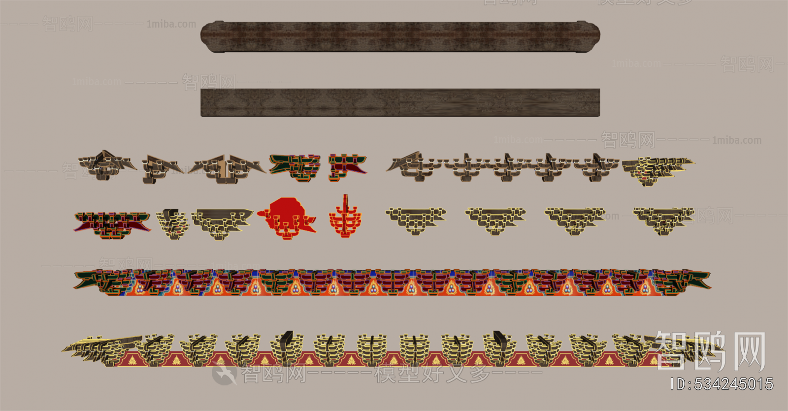 Chinese Style Building Component