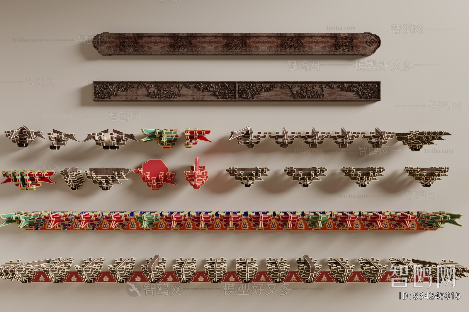 Chinese Style Building Component