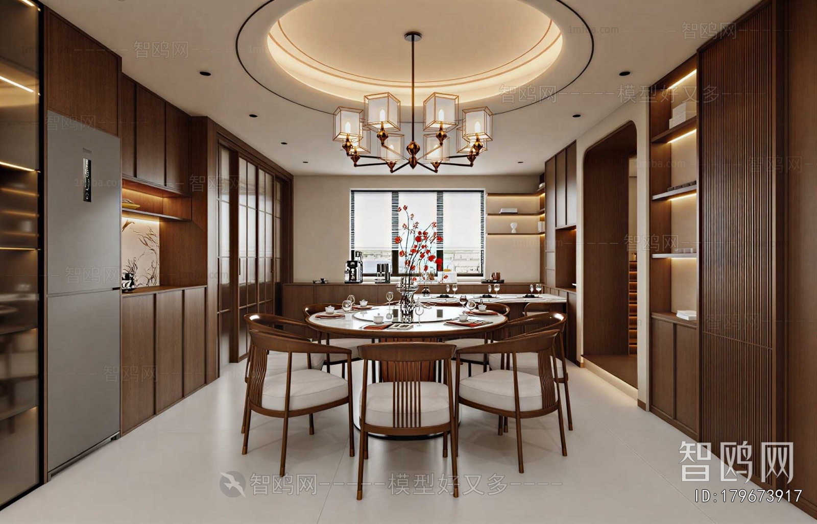 New Chinese Style Dining Room