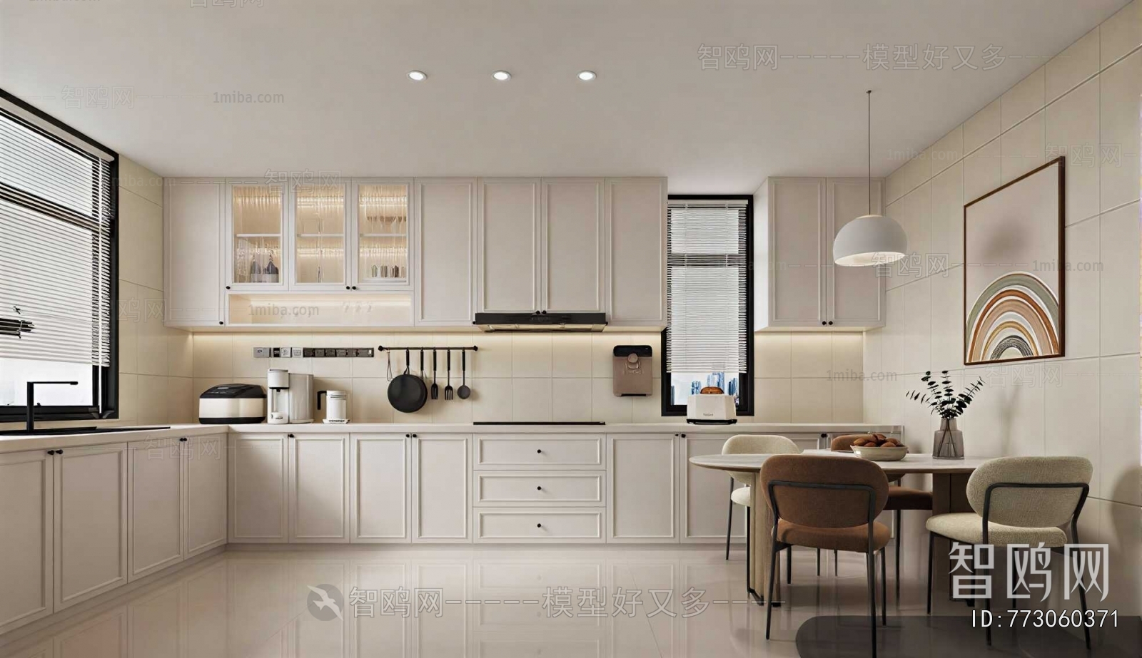 Nordic Style Open Kitchen