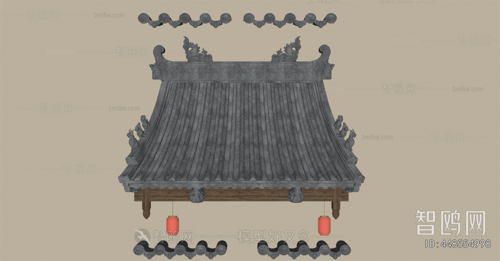 Chinese Style Building Component