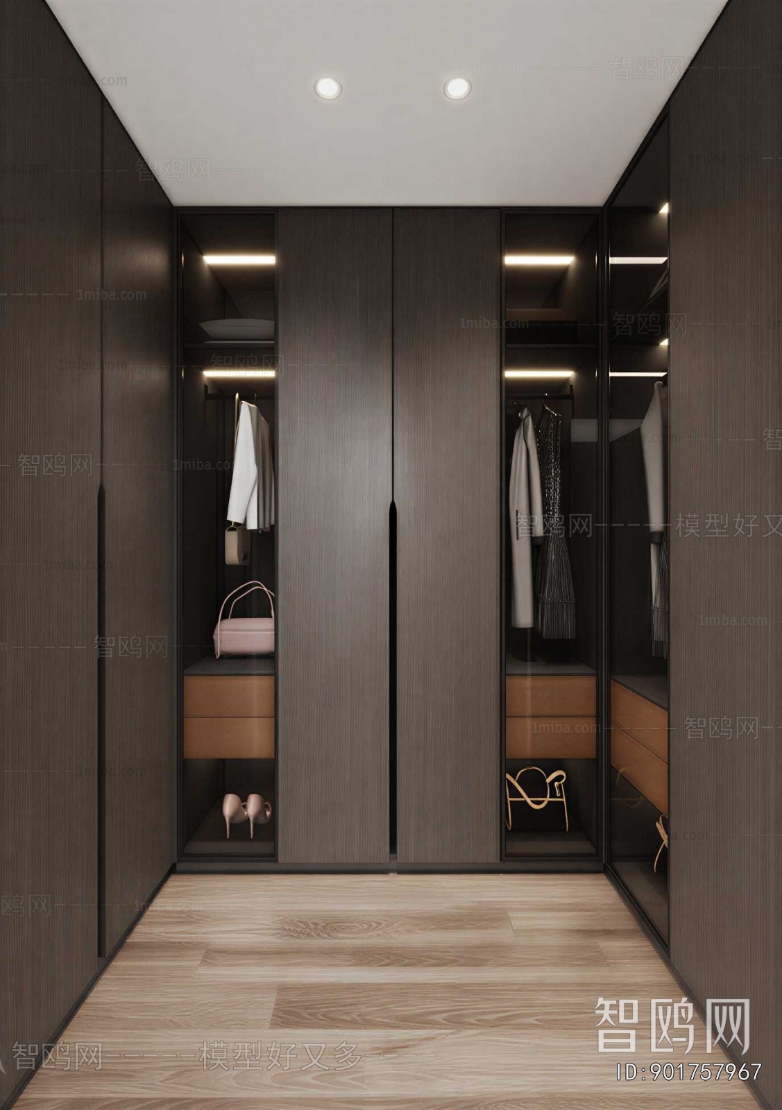 Modern Clothes Storage Area