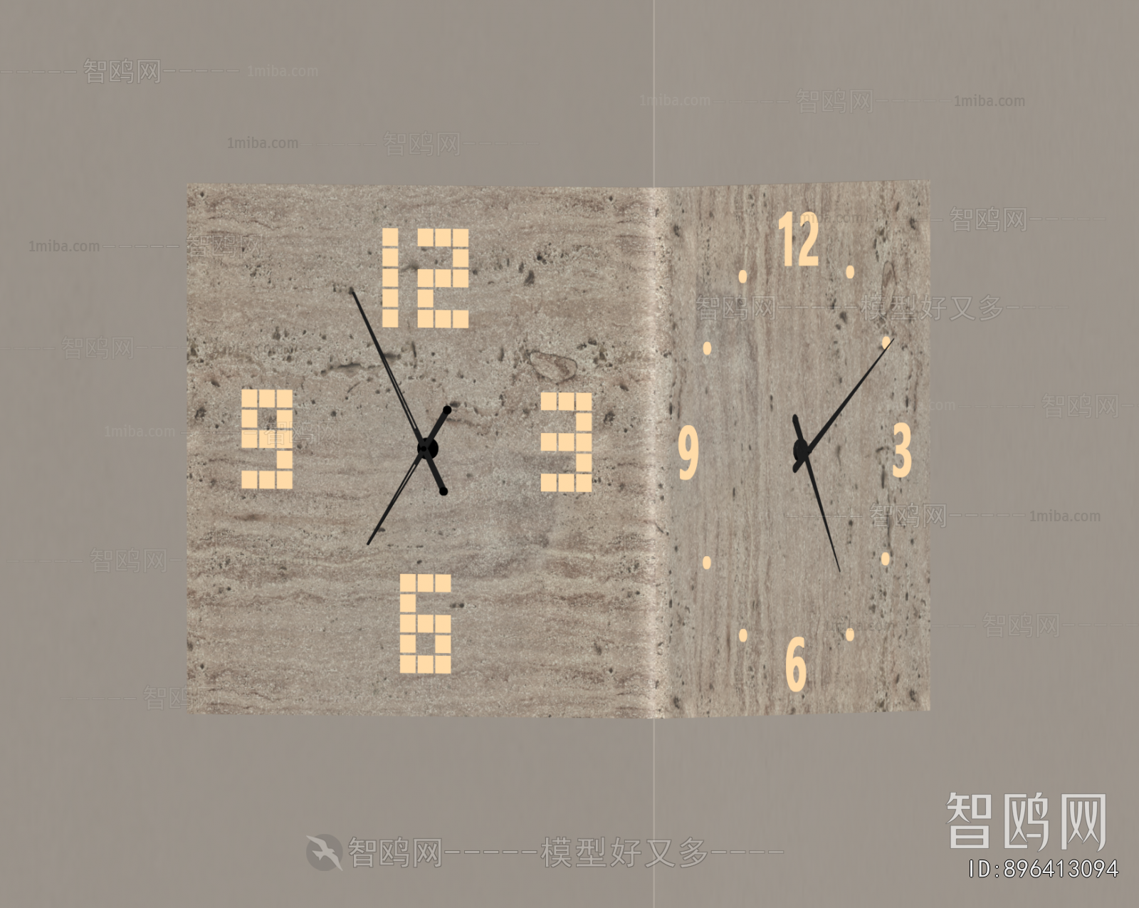 Wabi-sabi Style Wall Clock