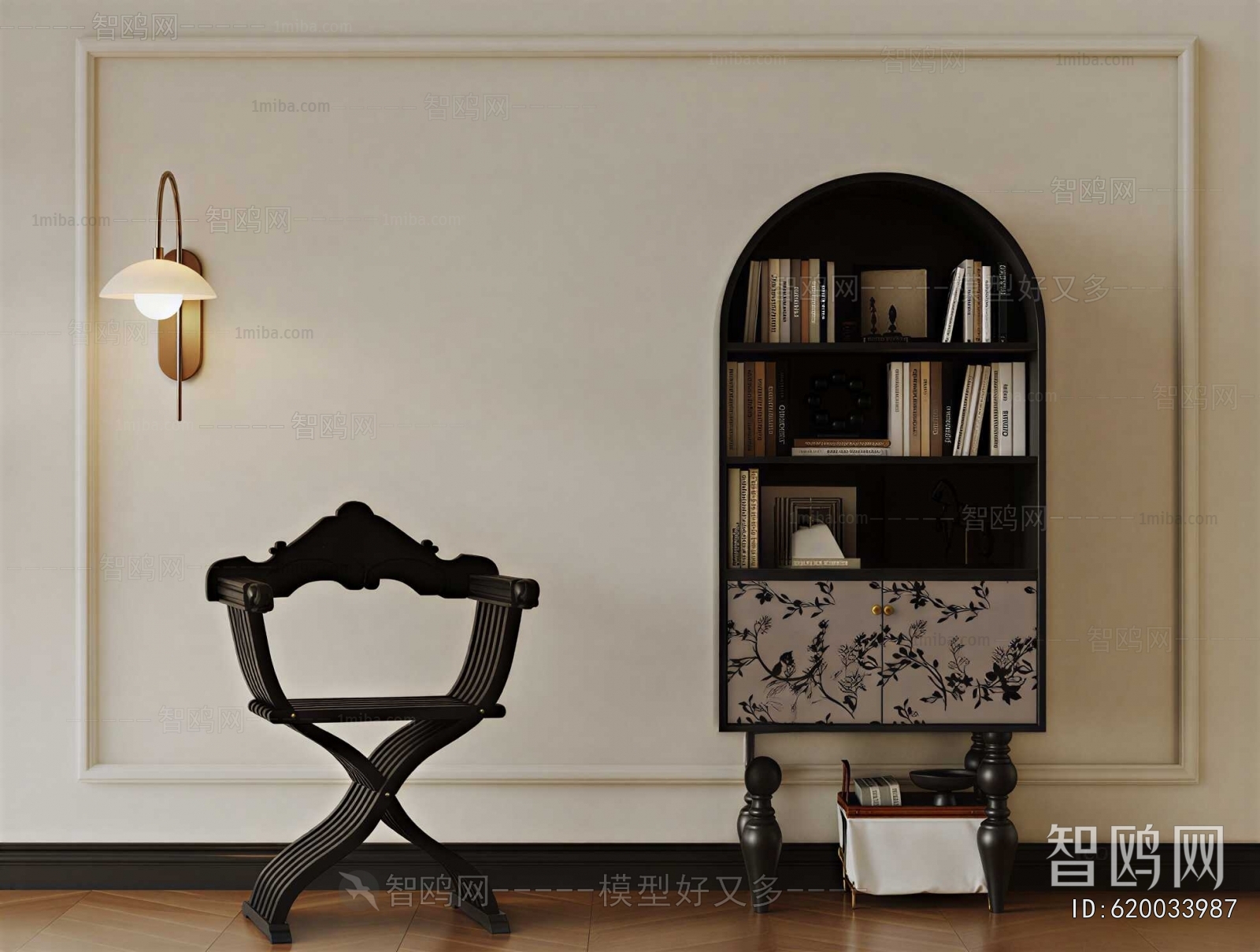 French Style Bookcase