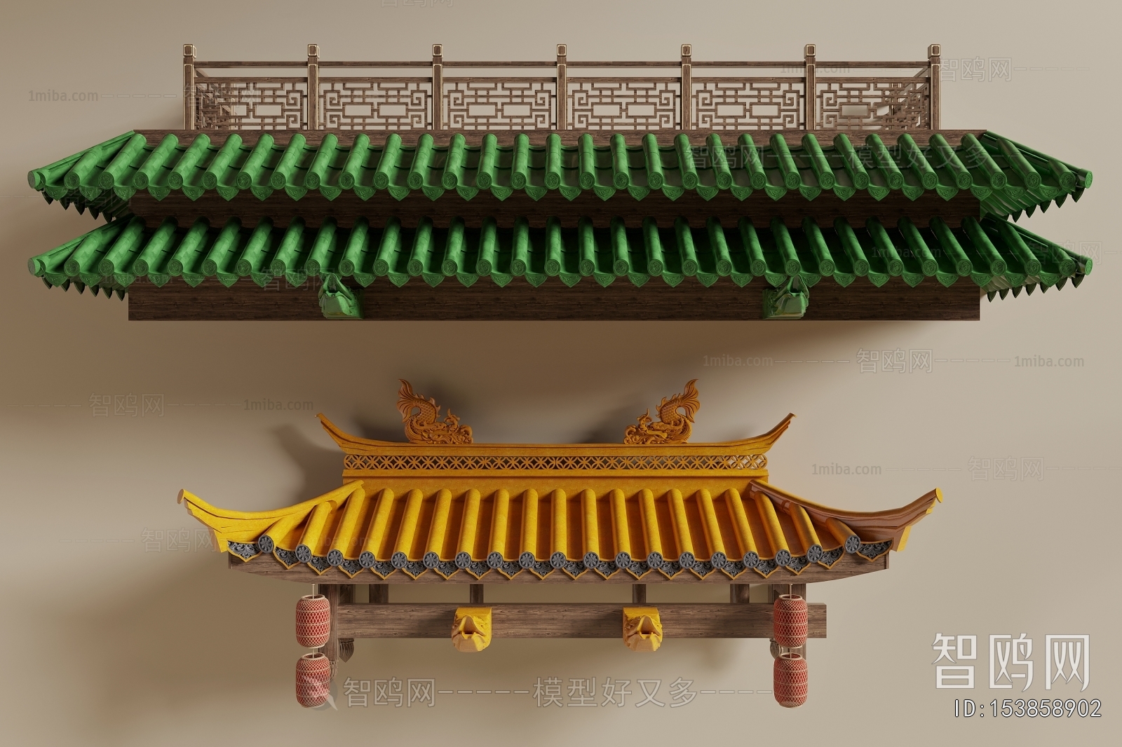 Chinese Style Building Component