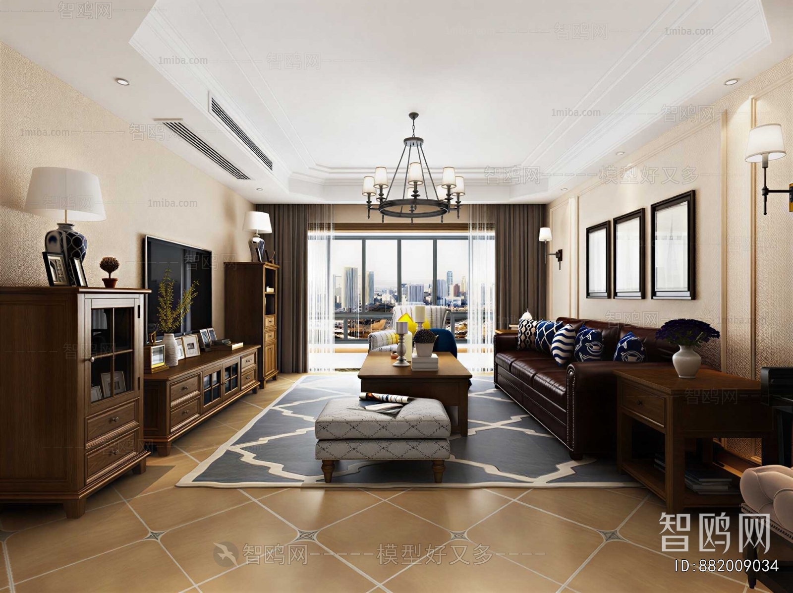 American Style A Living Room