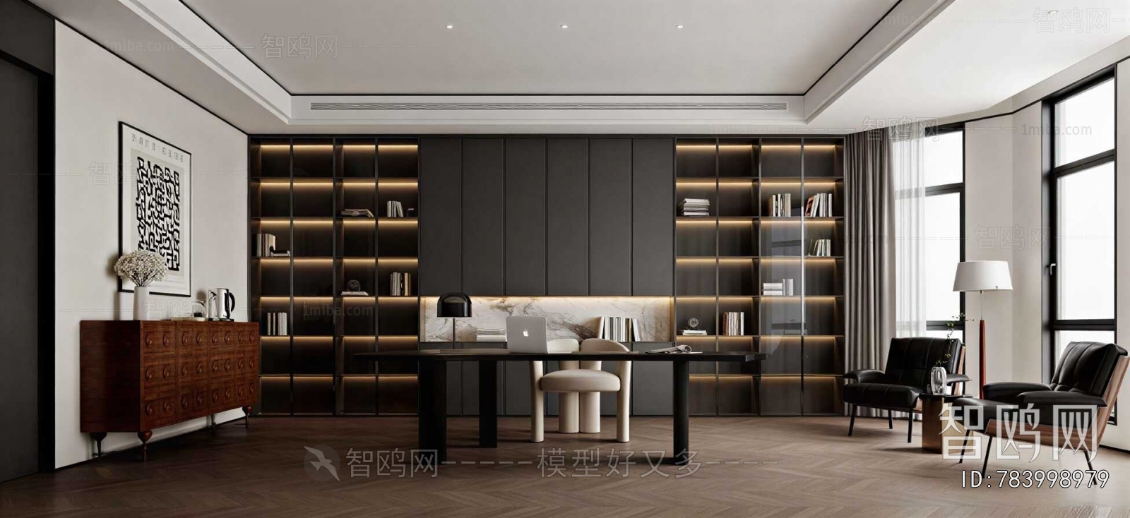 American Style Study Space