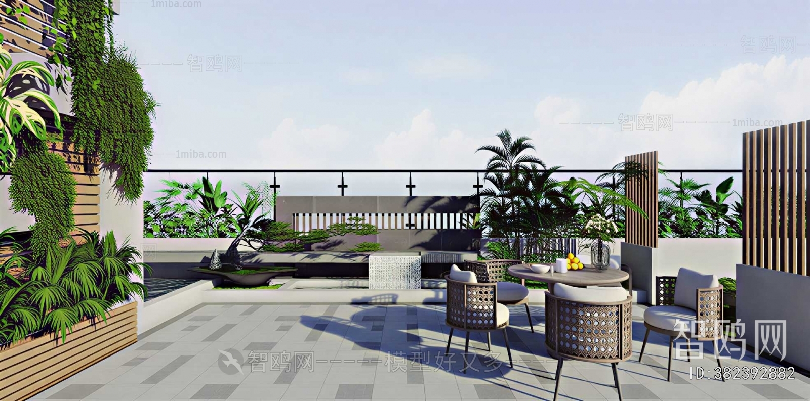 Modern Courtyard/landscape