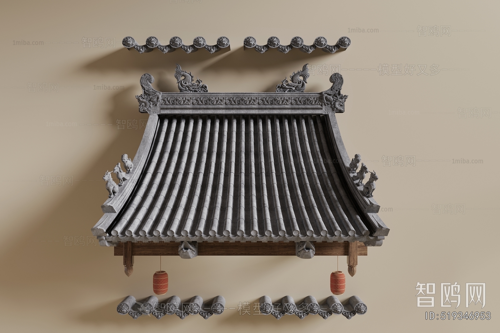 Chinese Style Building Component