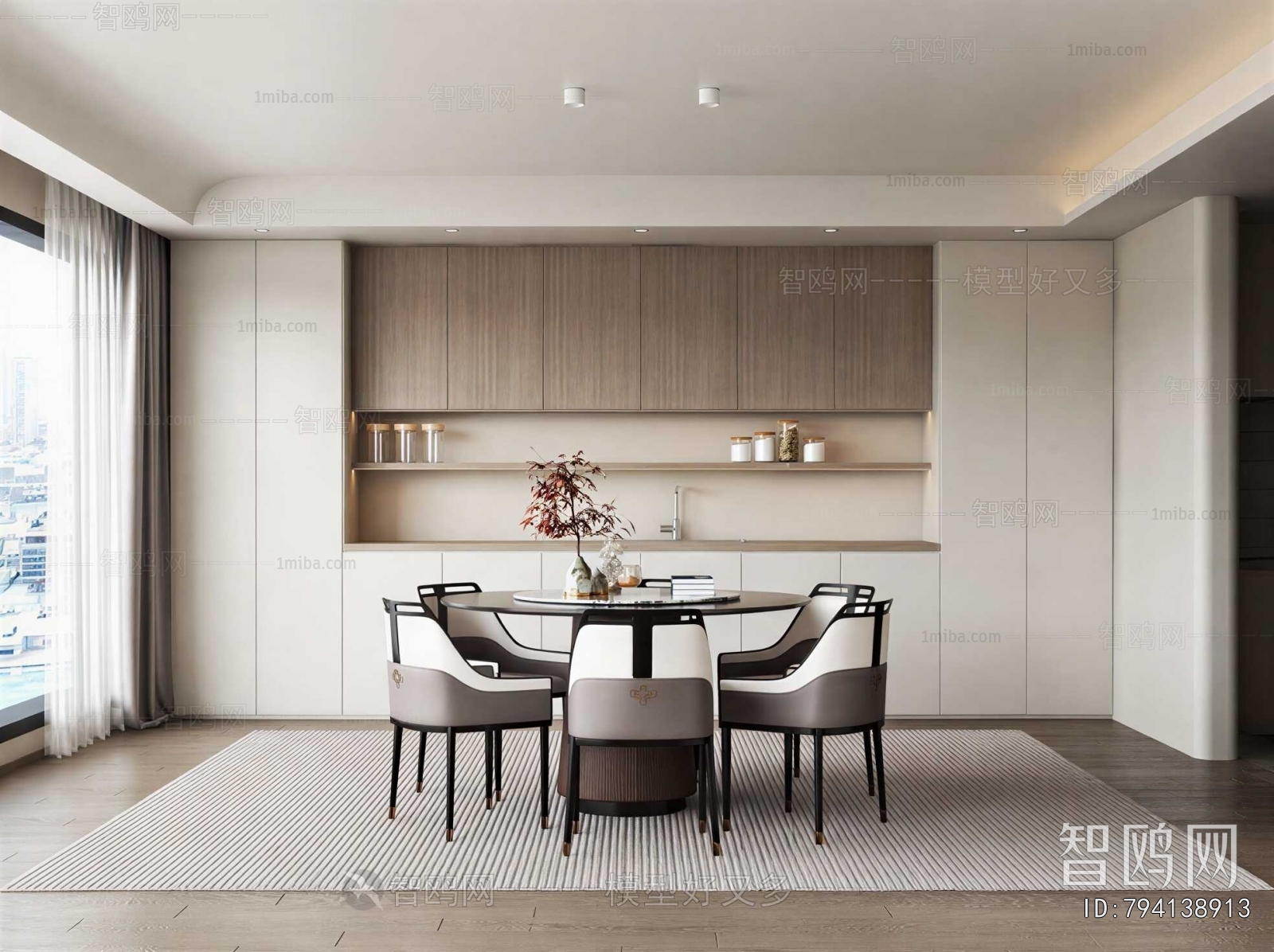 New Chinese Style Dining Room