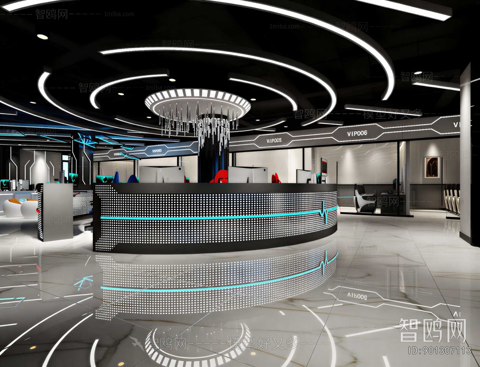 Modern Internet Cafe