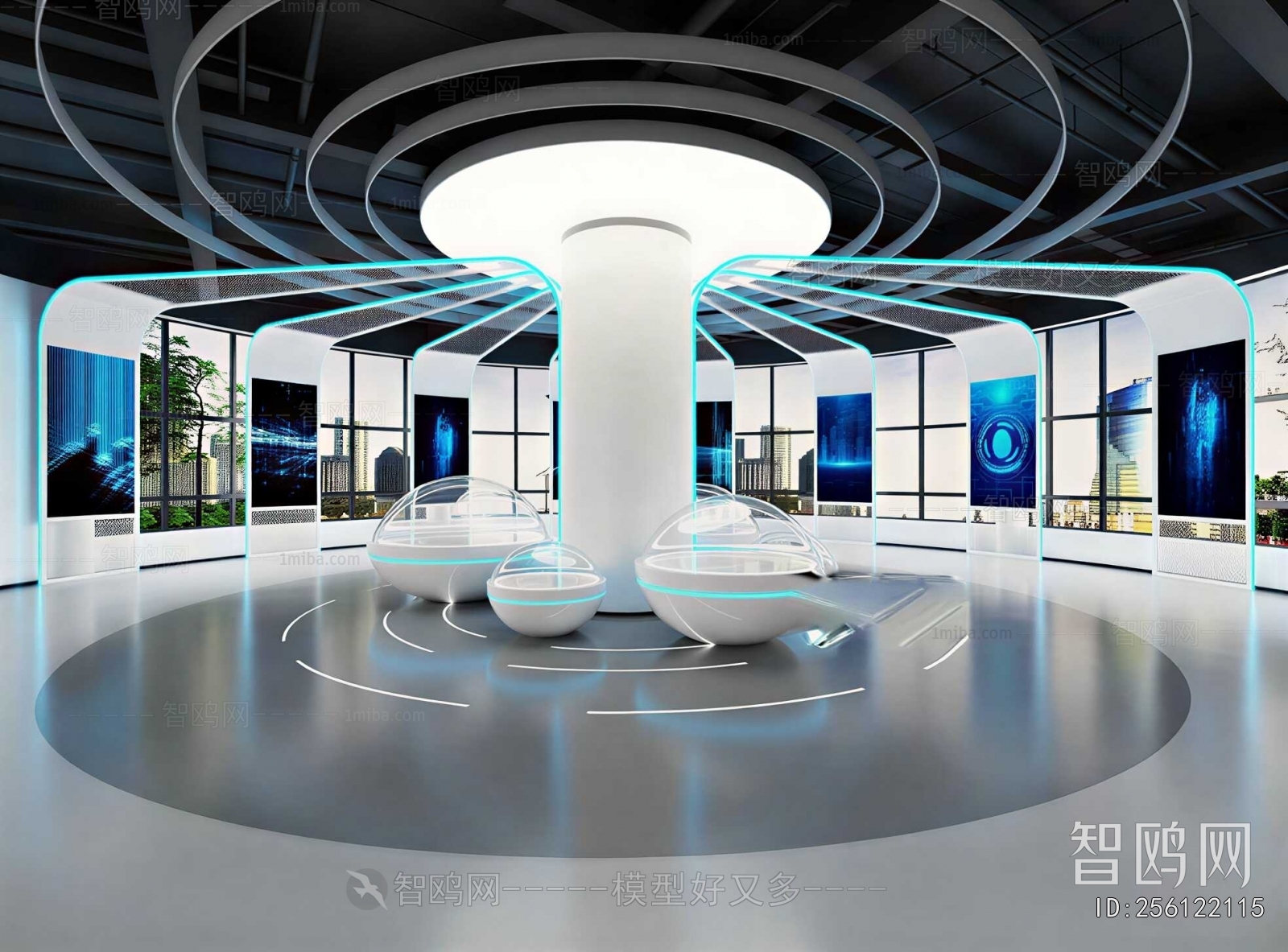 Modern Office Reception Desk