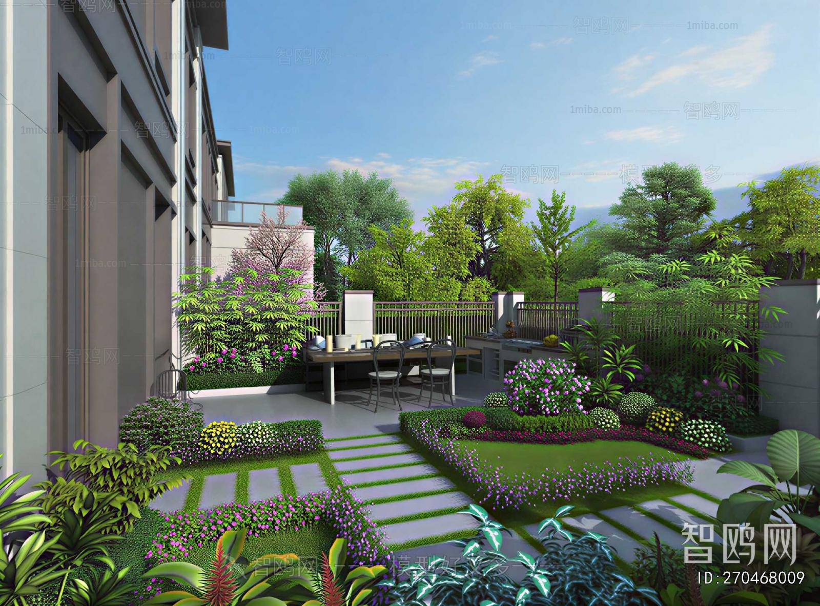 Modern Courtyard/landscape