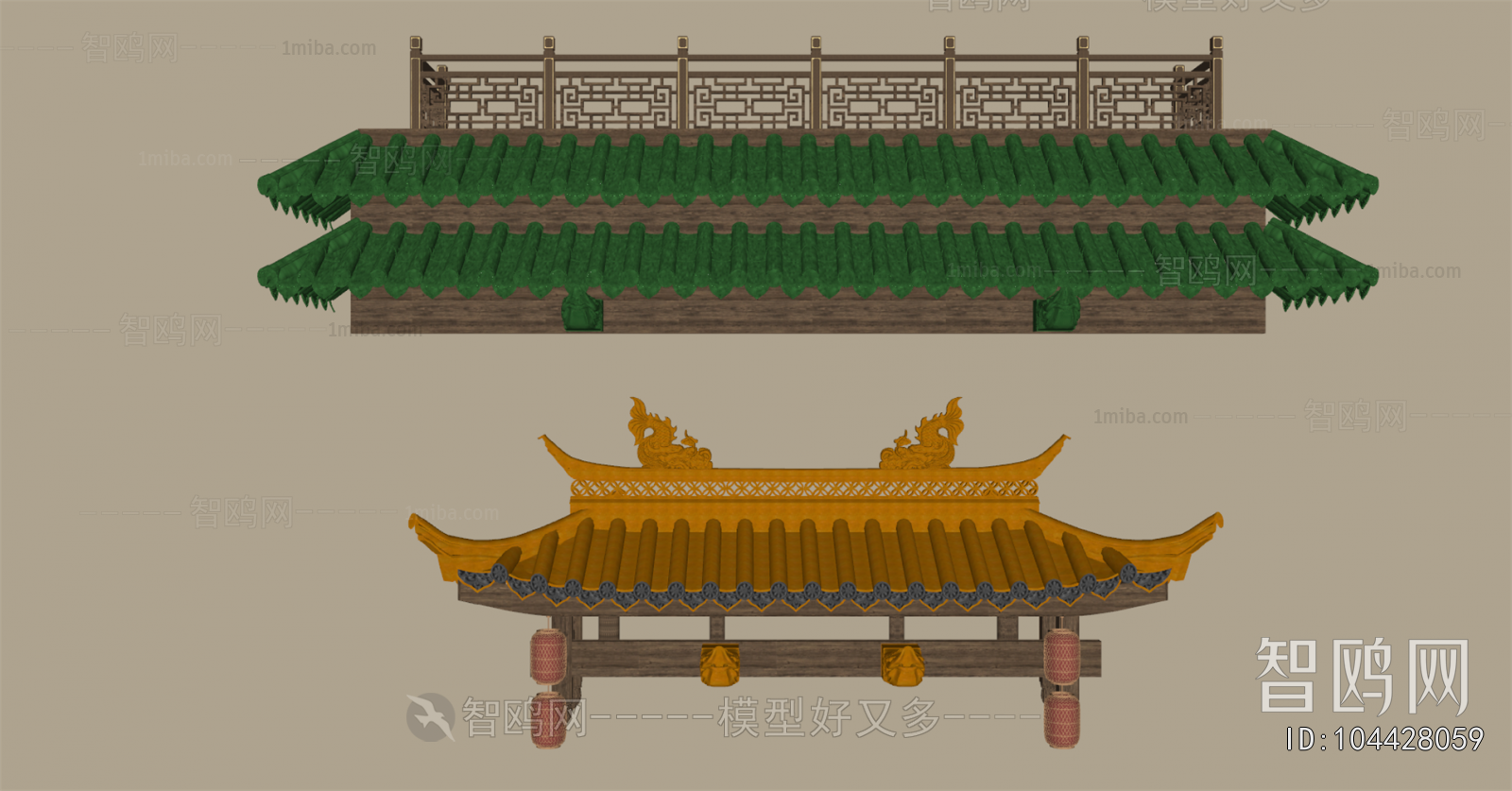Chinese Style Building Component