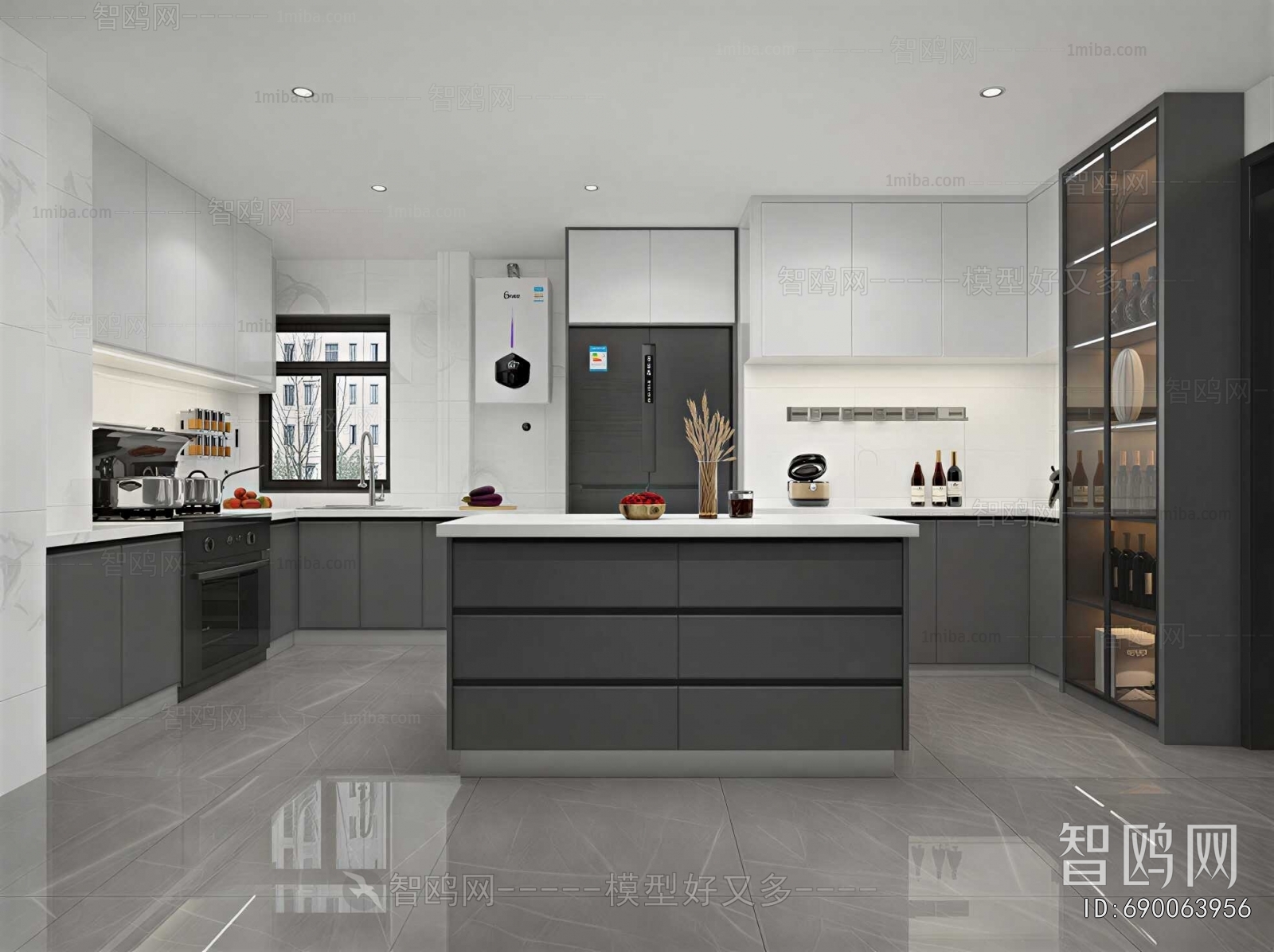 Modern The Kitchen