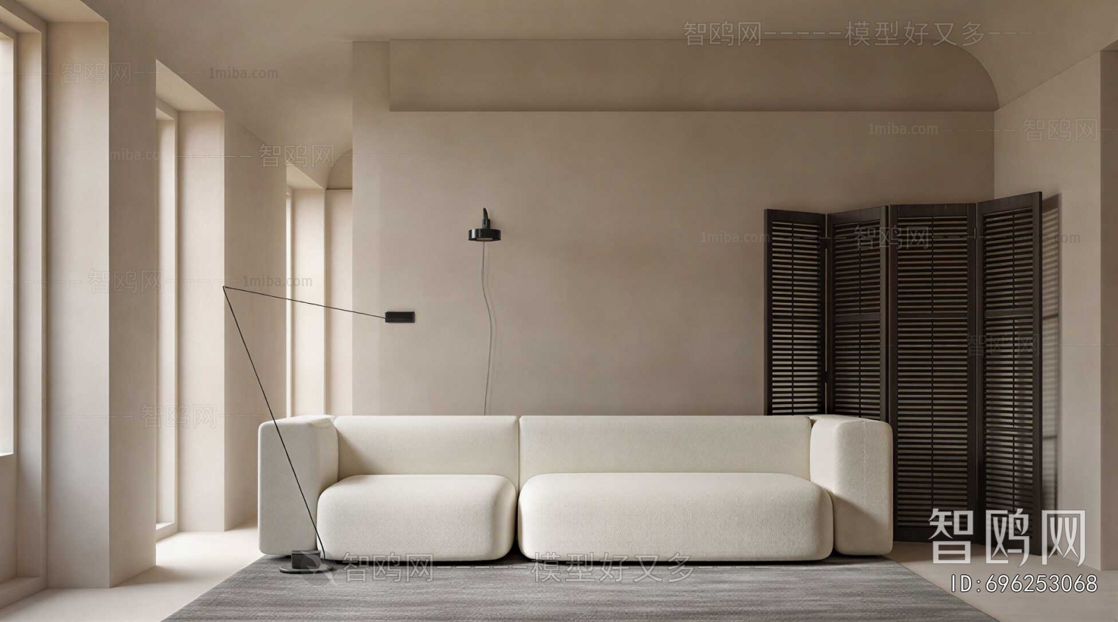 Modern Multi Person Sofa