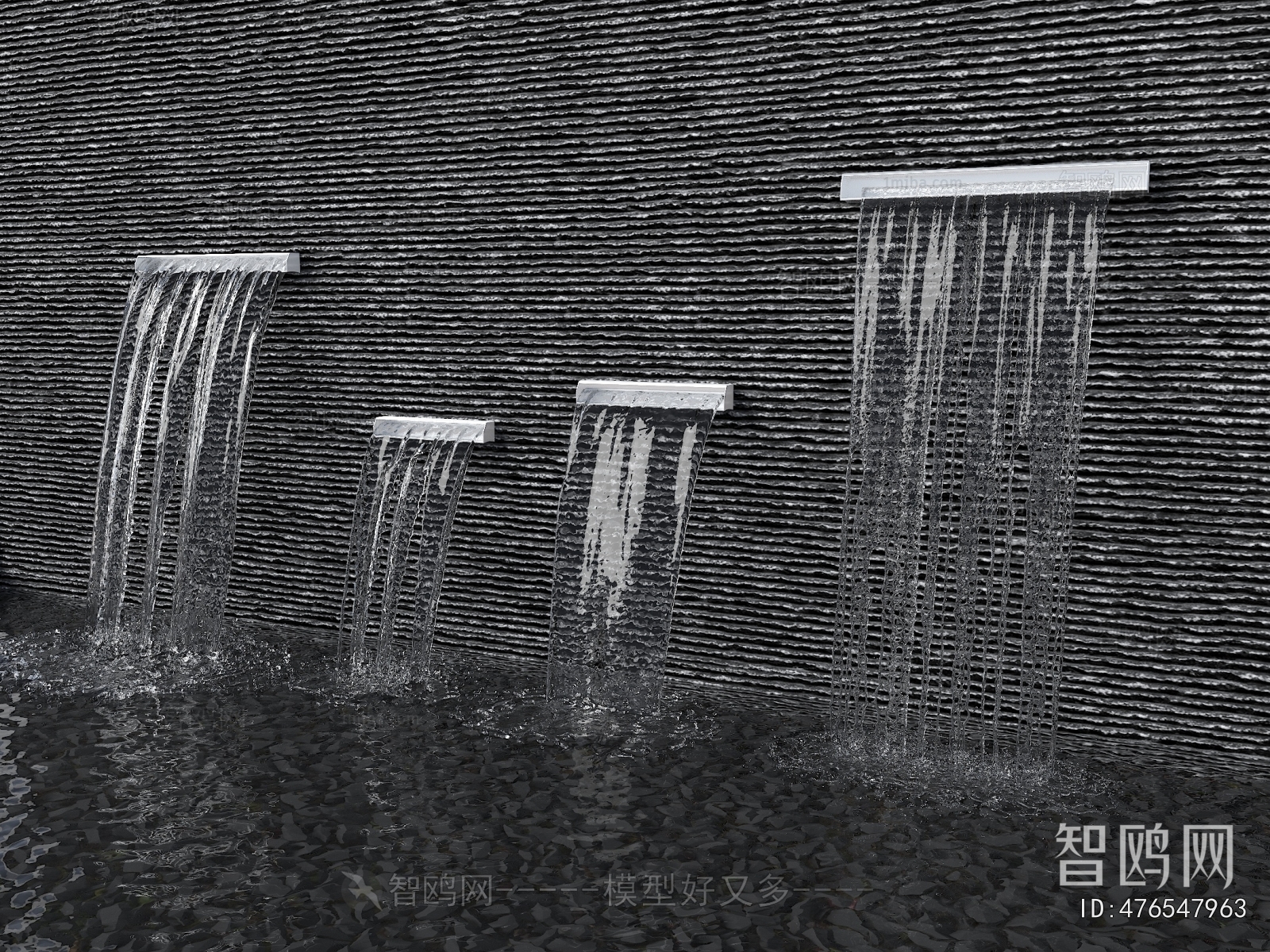 Modern Rockery Waterscape