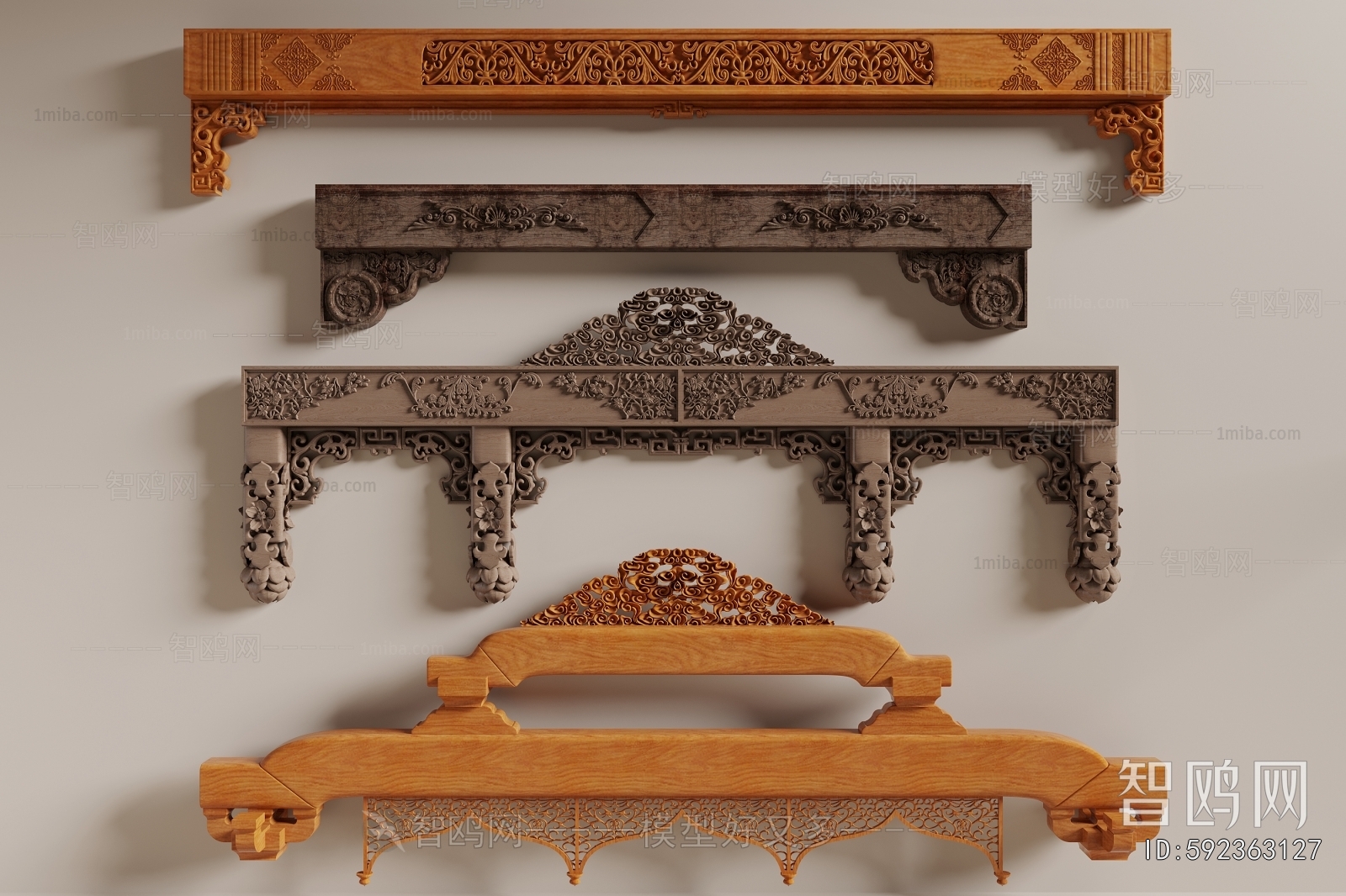 Chinese Style Building Component